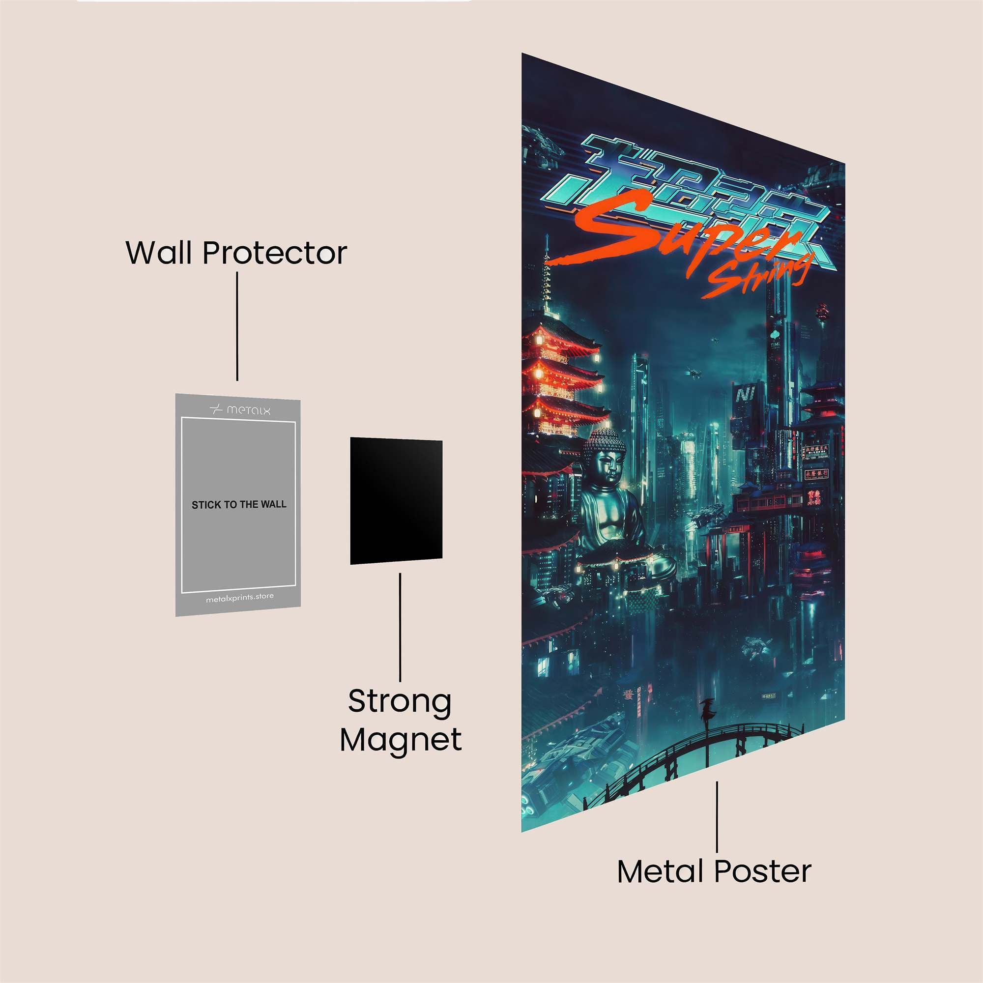 Cyber Spectacle Safe Wall Magnetic / M
