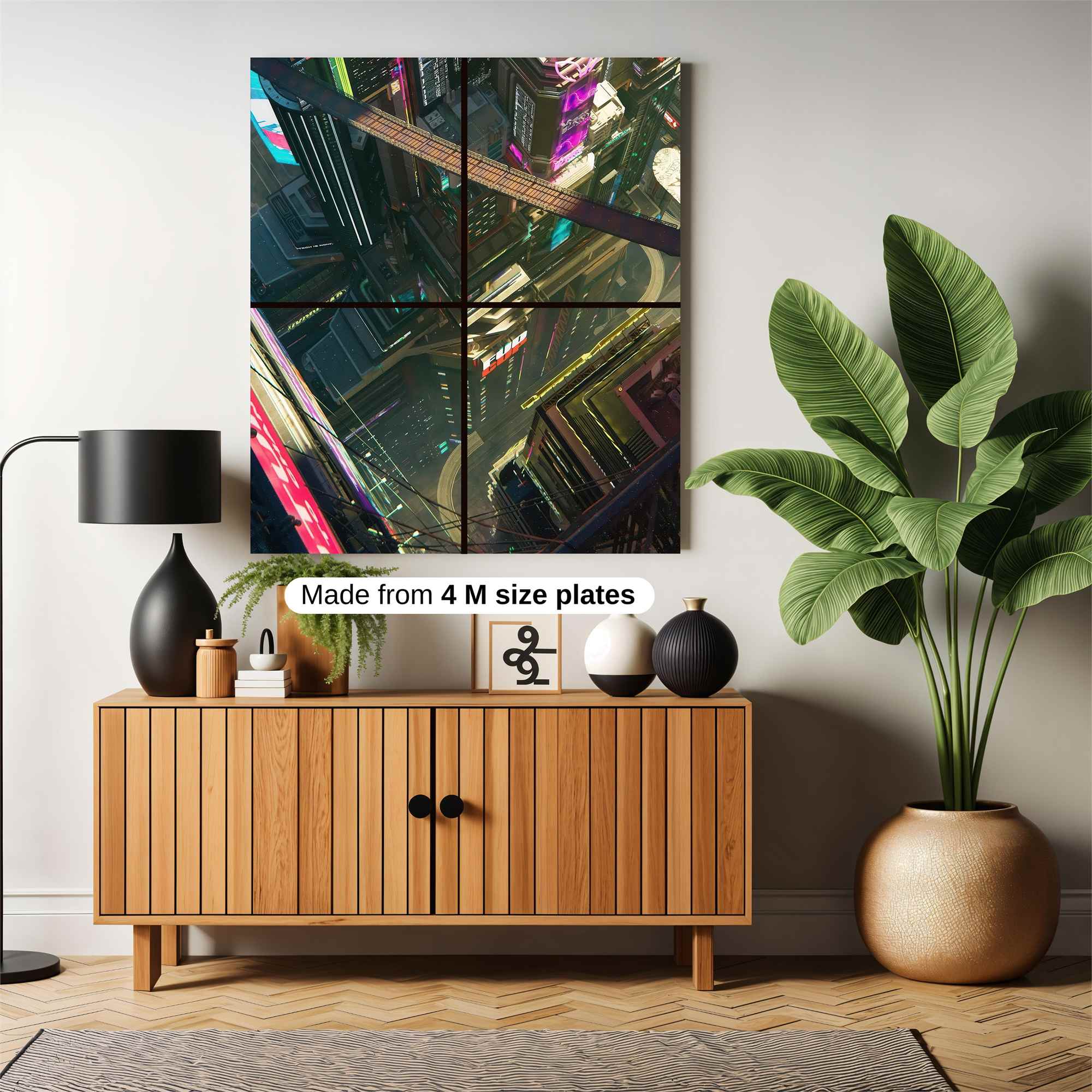 Neon Vertigo Safe Wall Magnetic / M