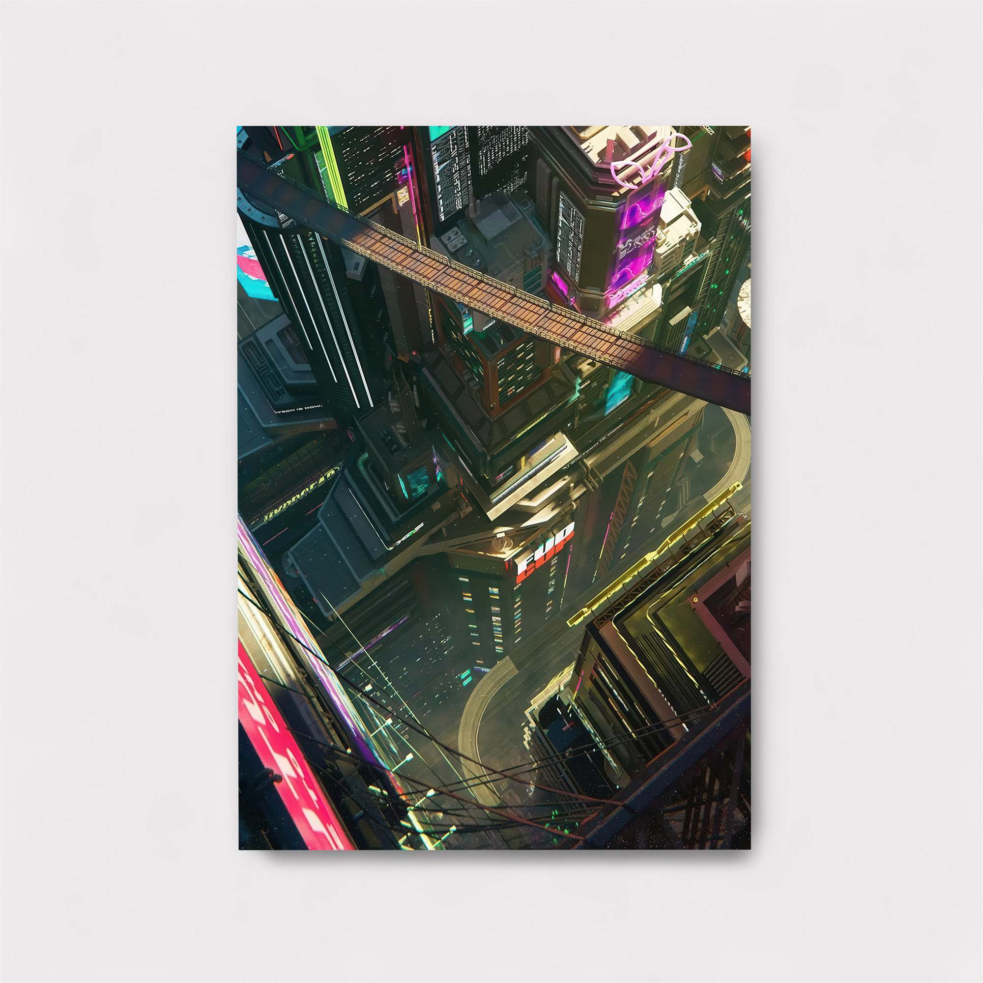 Neon Vertigo Safe Wall Magnetic / M