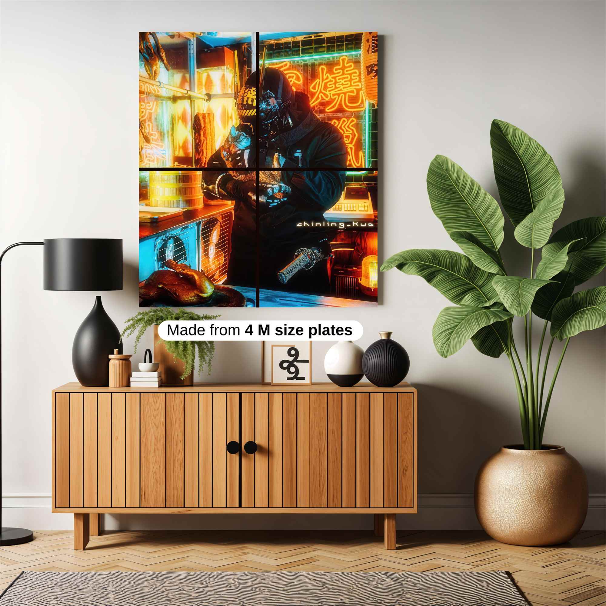 Cyberpunk Culinary Safe Wall Magnetic / M