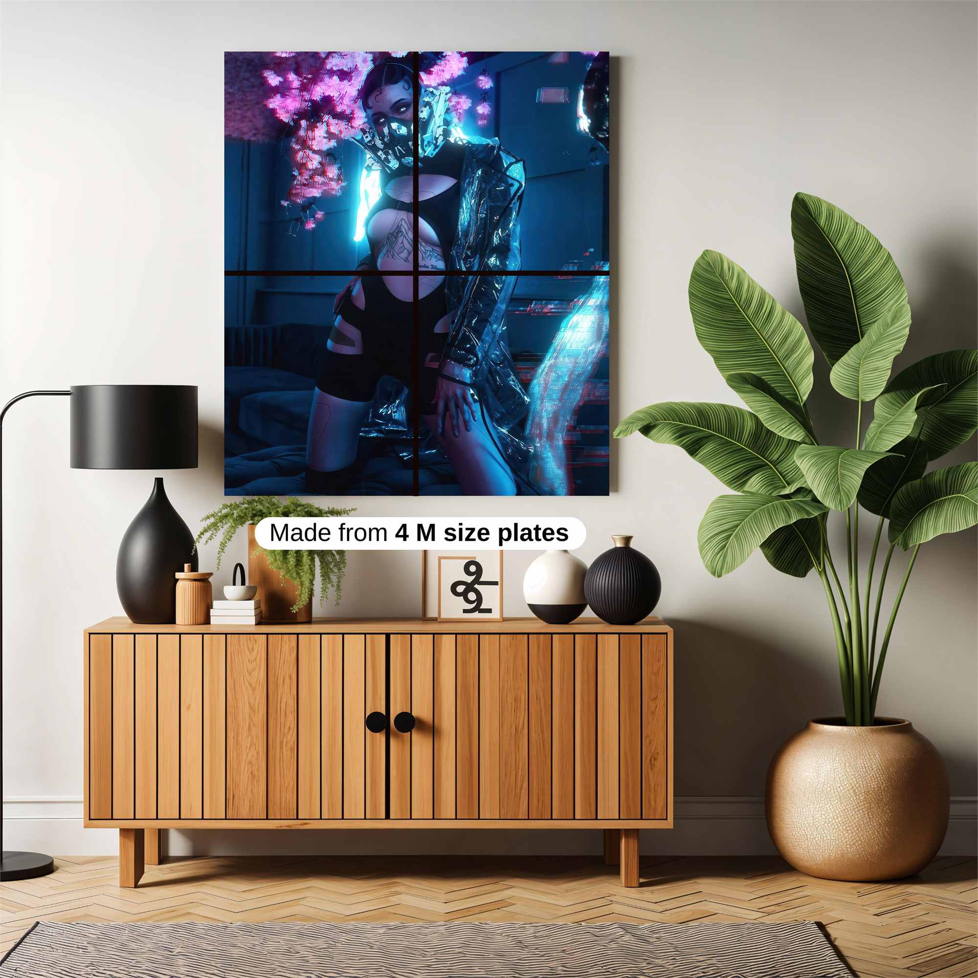 Cyberpunk Enigma Safe Wall Magnetic / M