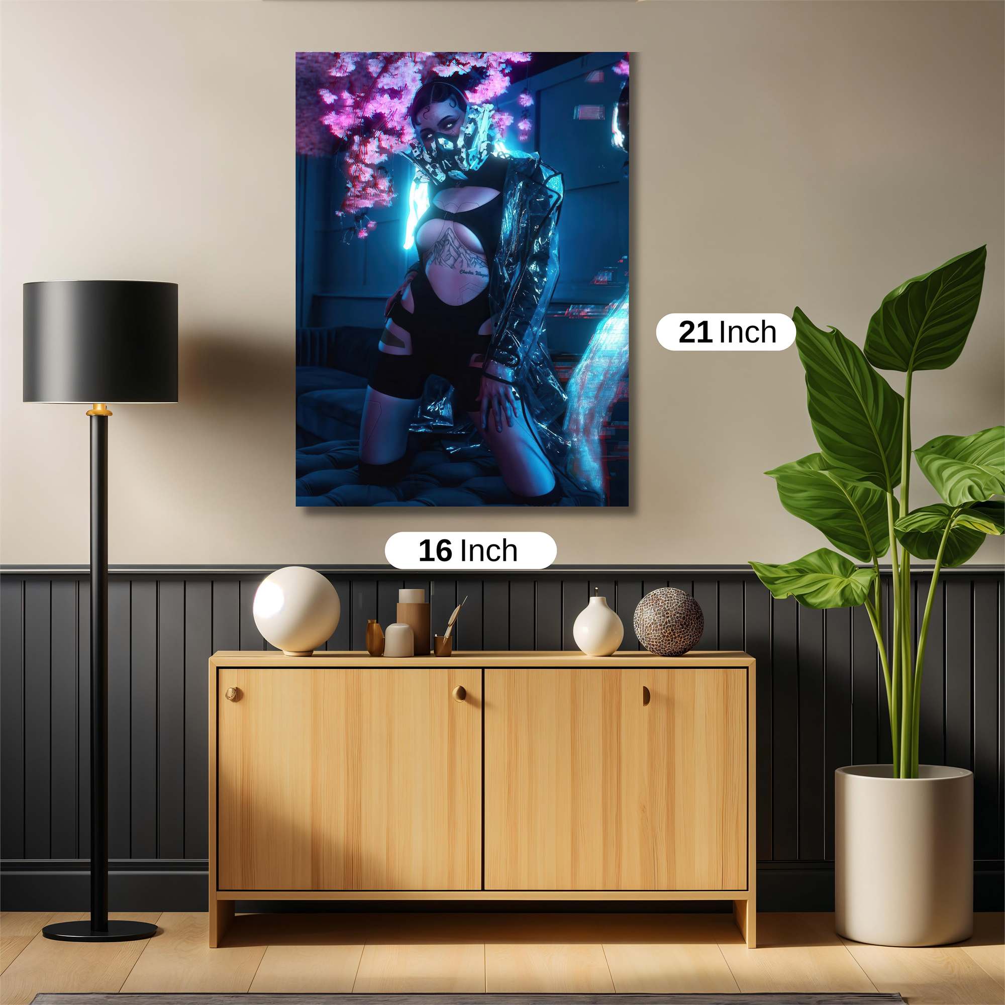 Cyberpunk Enigma Safe Wall Magnetic / M