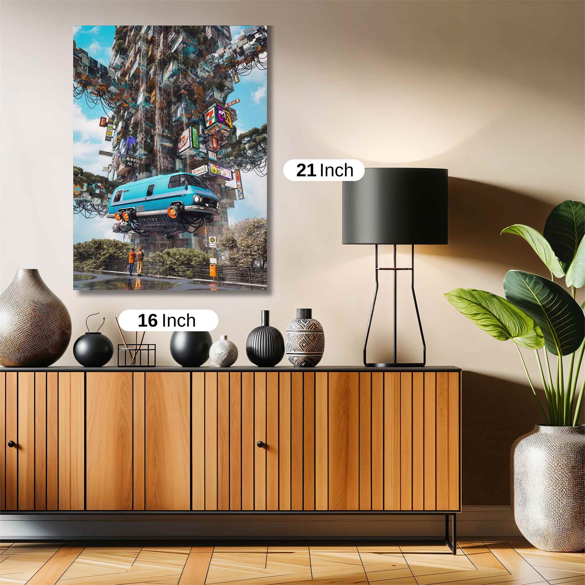 Futuristic Float Safe Wall Magnetic / M