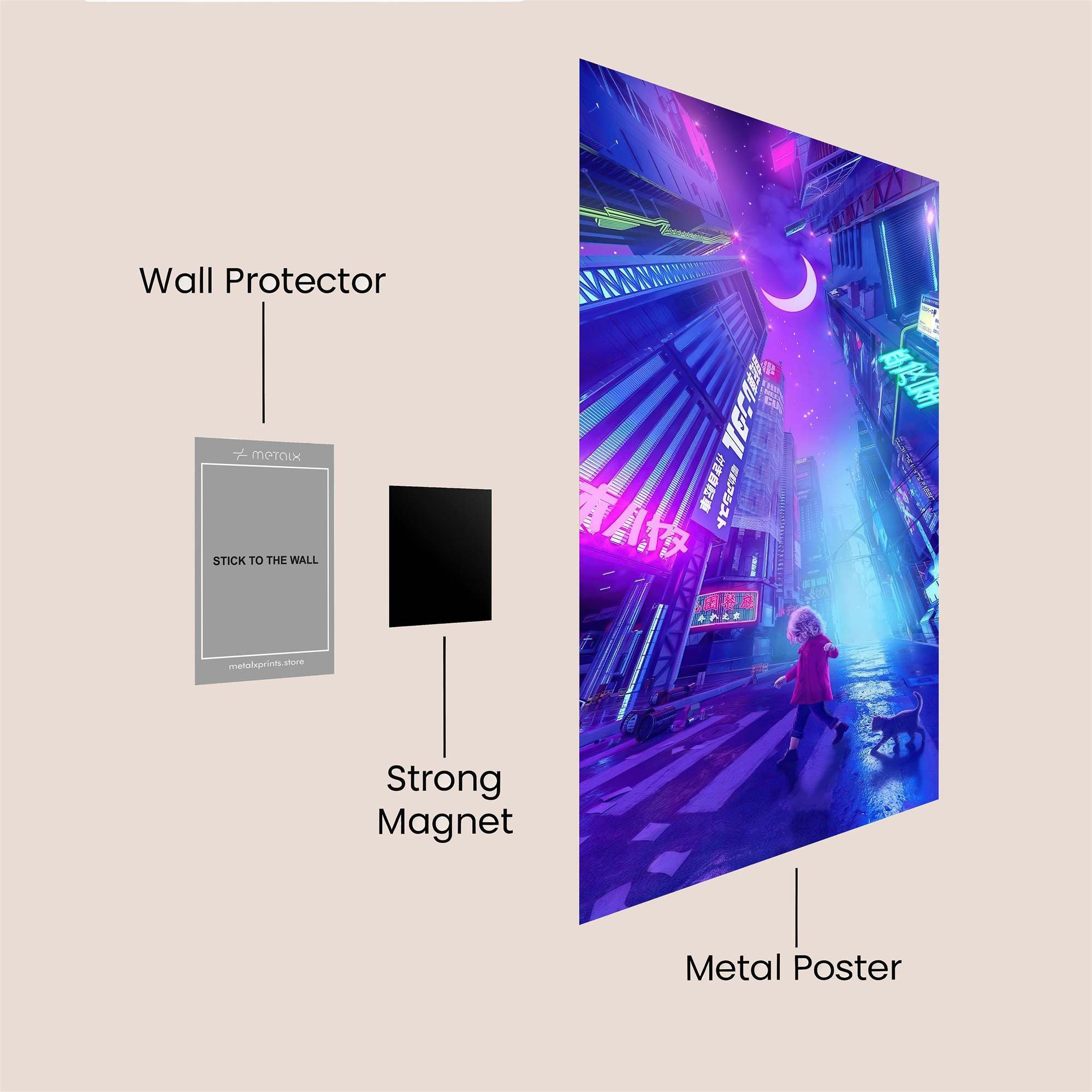 Neon Odyssey Safe Wall Magnetic / M
