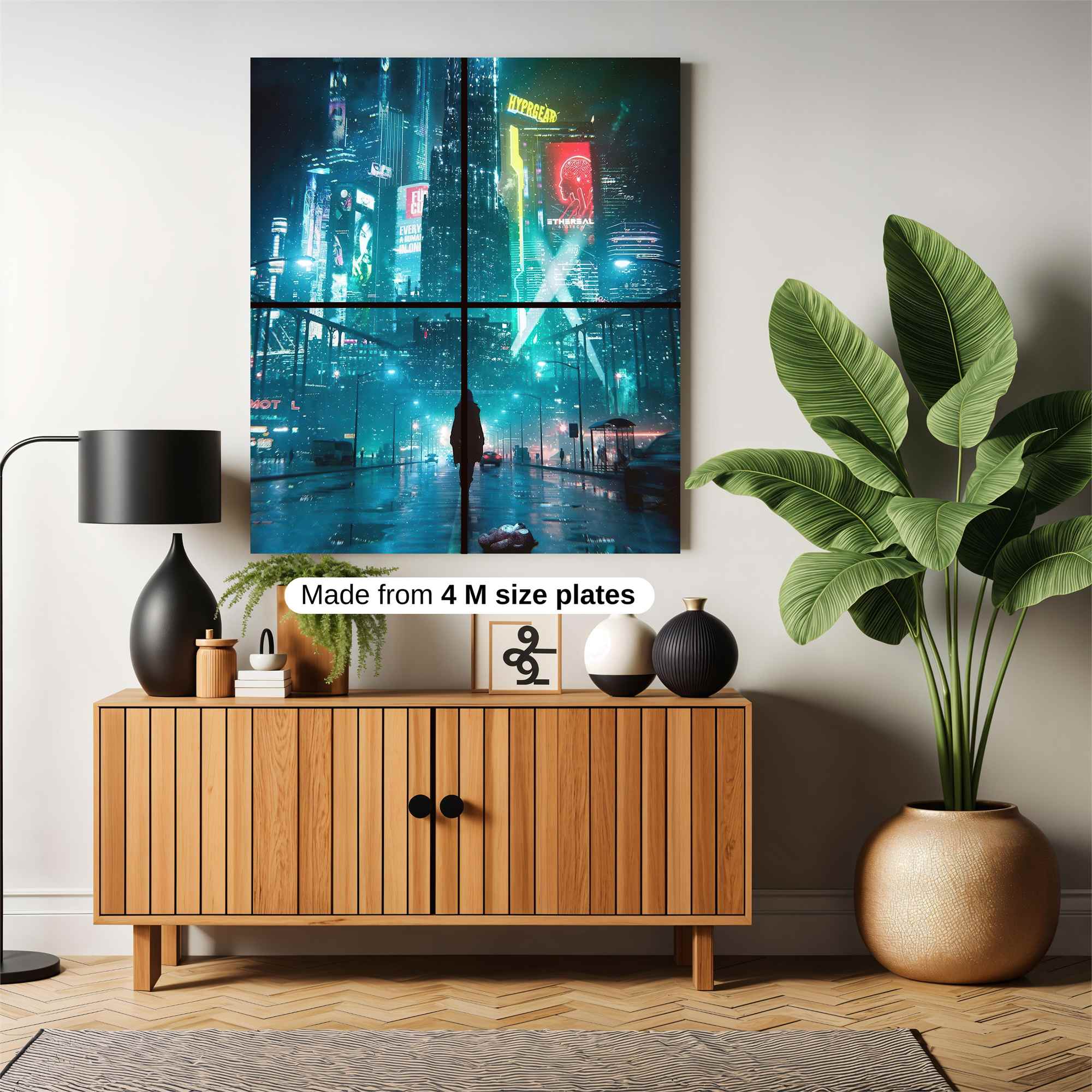 Neon Solitude Safe Wall Magnetic / M