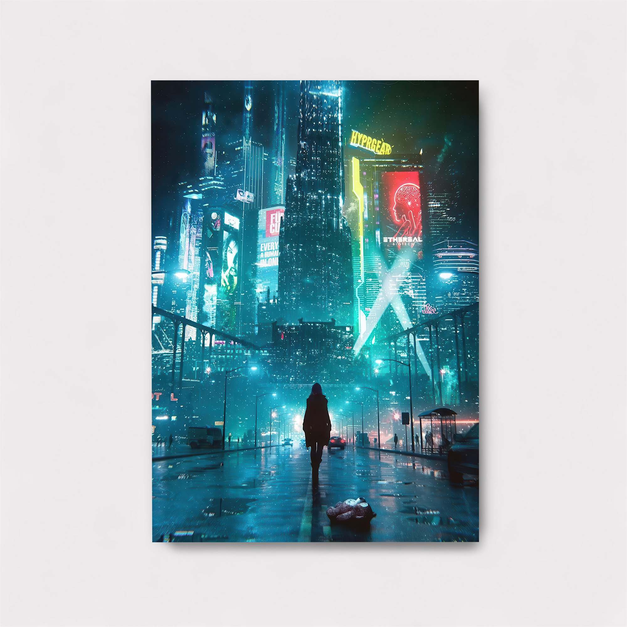 Neon Solitude Safe Wall Magnetic / M