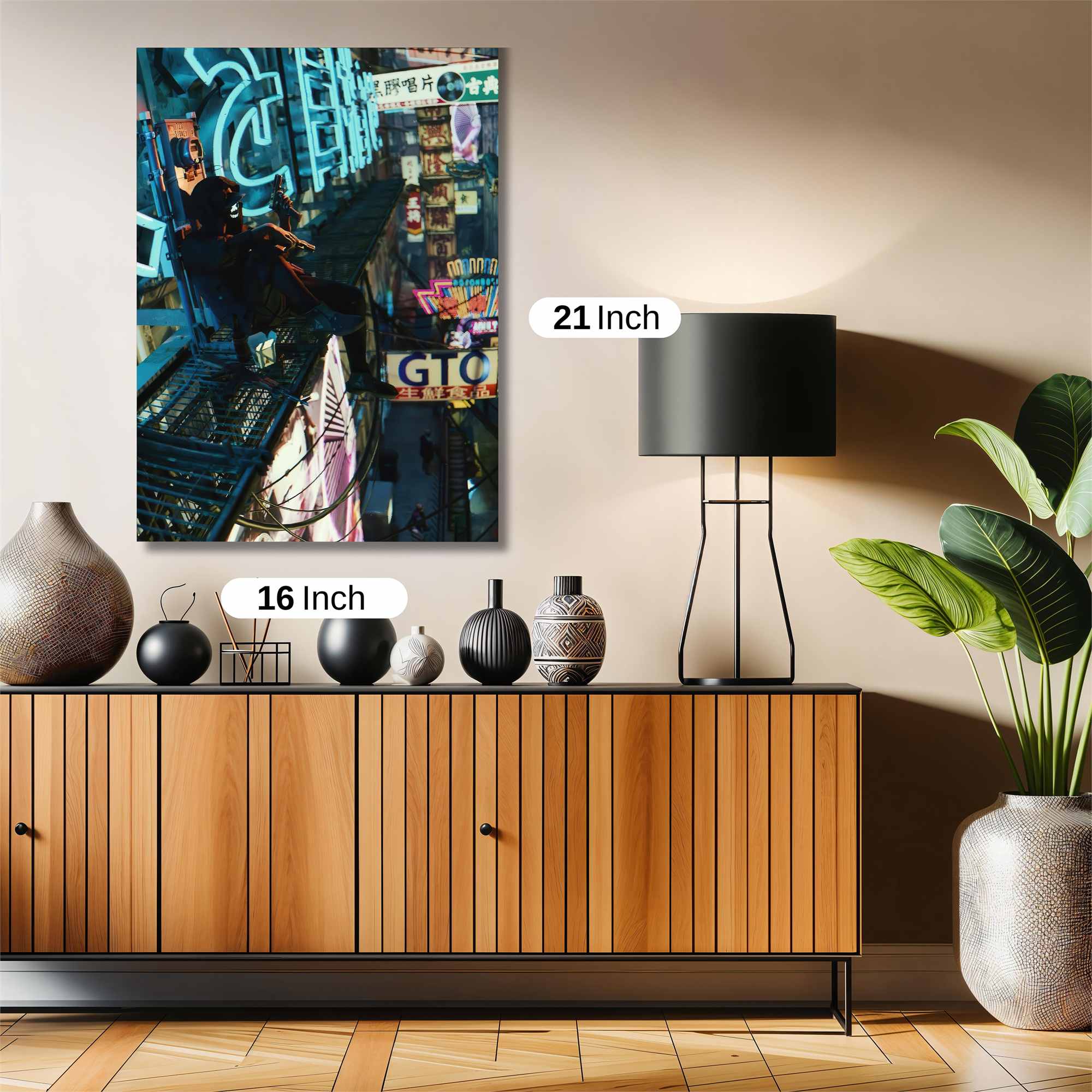 Neon Vigil Safe Wall Magnetic / M