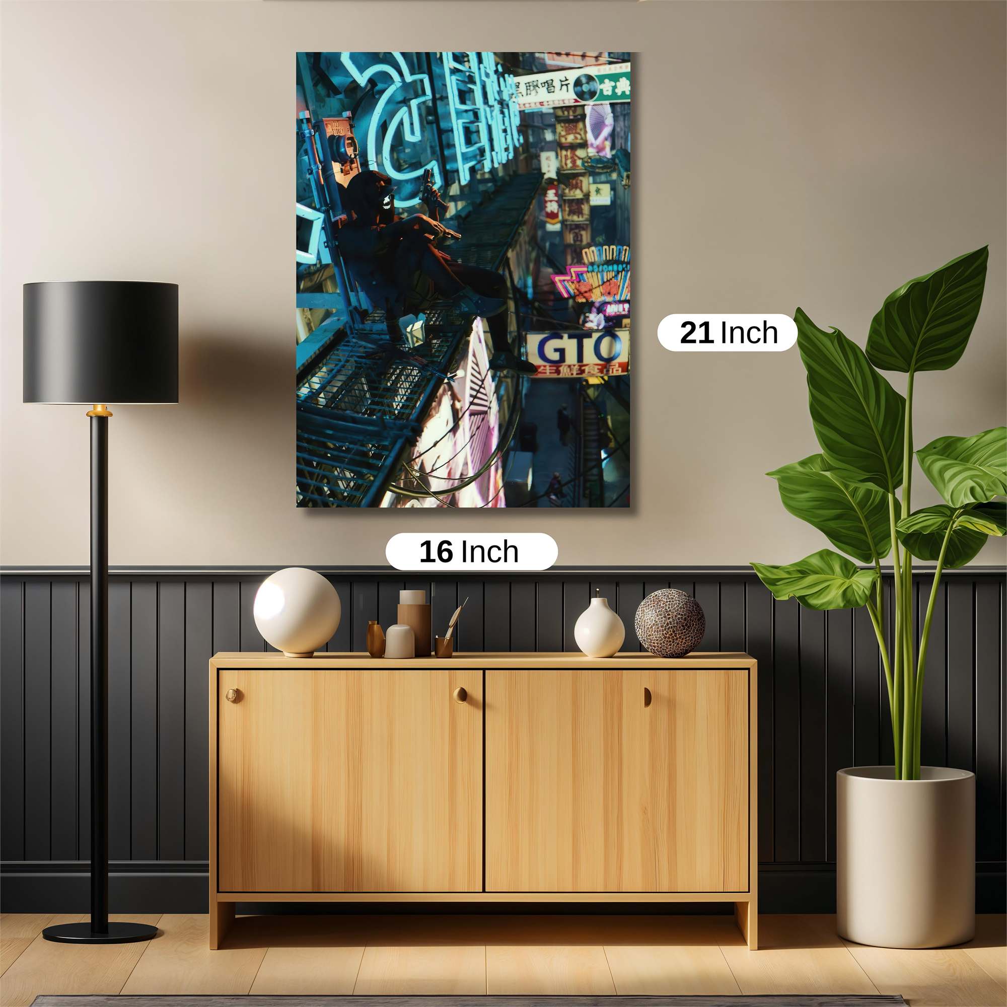 Neon Vigil Safe Wall Magnetic / M