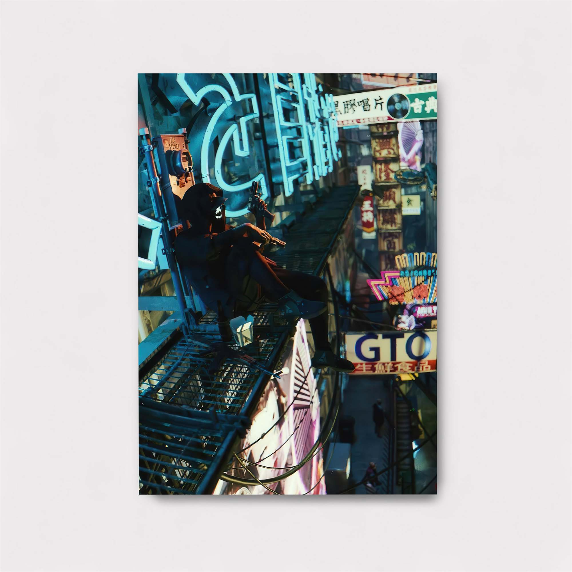 Neon Vigil Safe Wall Magnetic / M