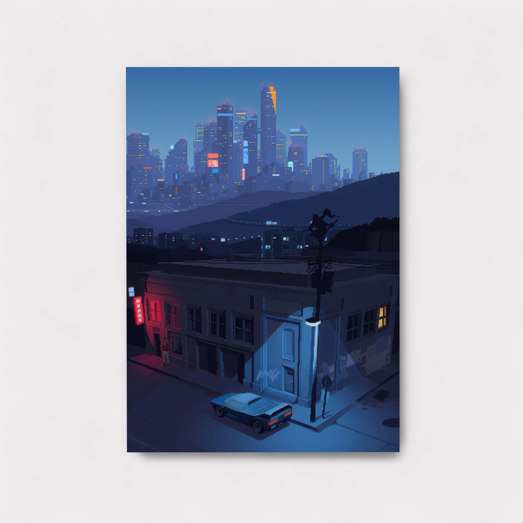 Cityscape Serenity Safe Wall Magnetic / M