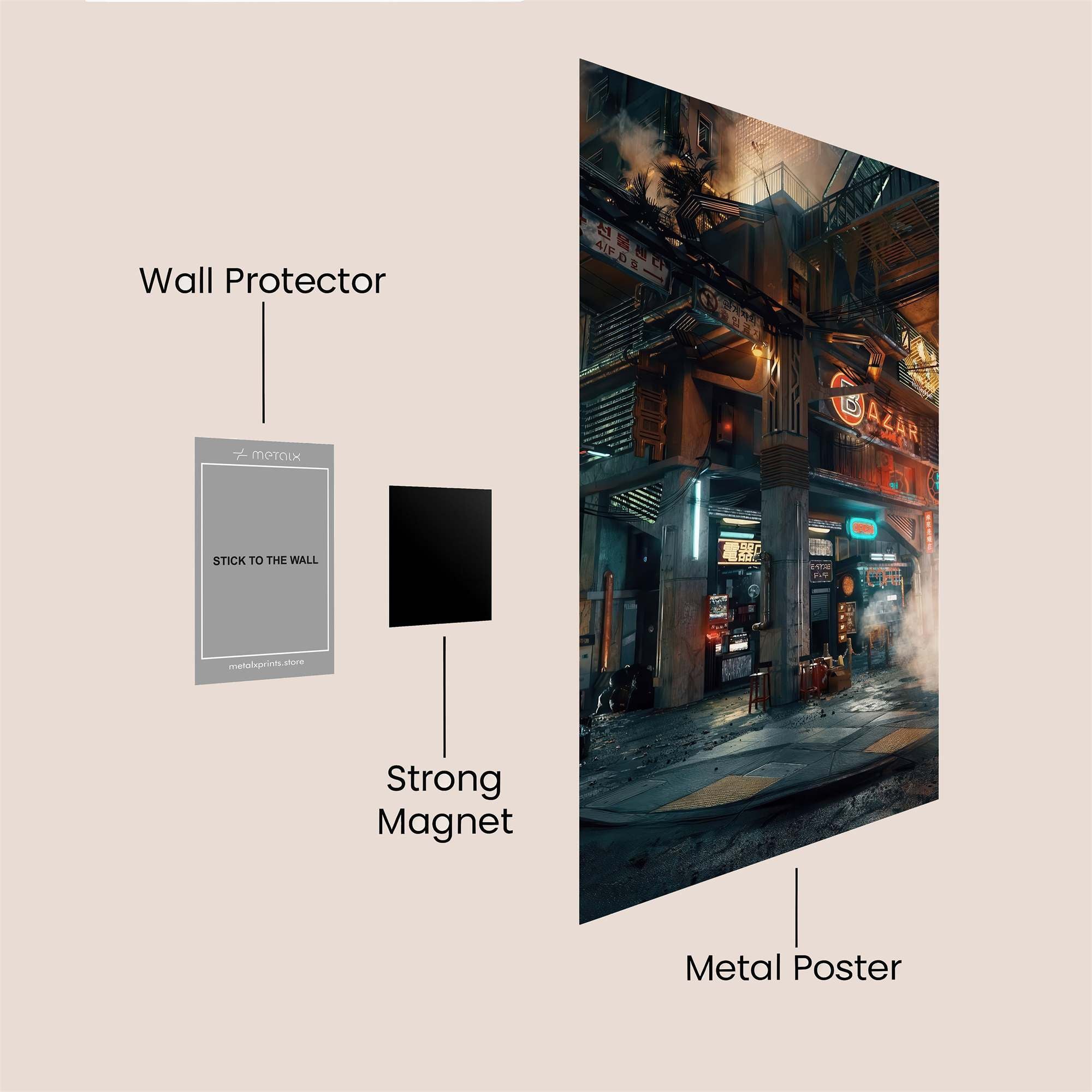 Cosmic Wonder Safe Wall Magnetic / M