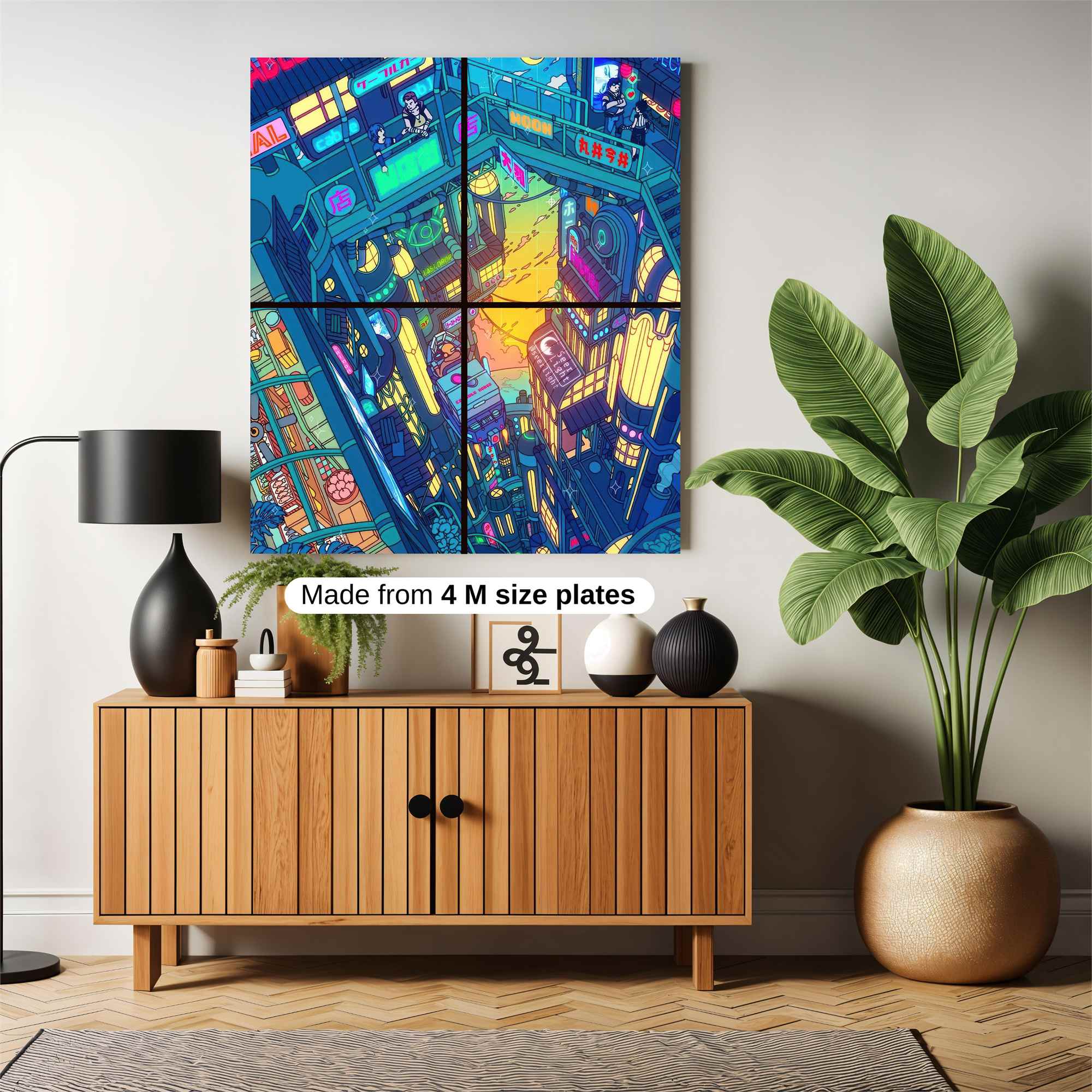 Neon Abyss Safe Wall Magnetic / M