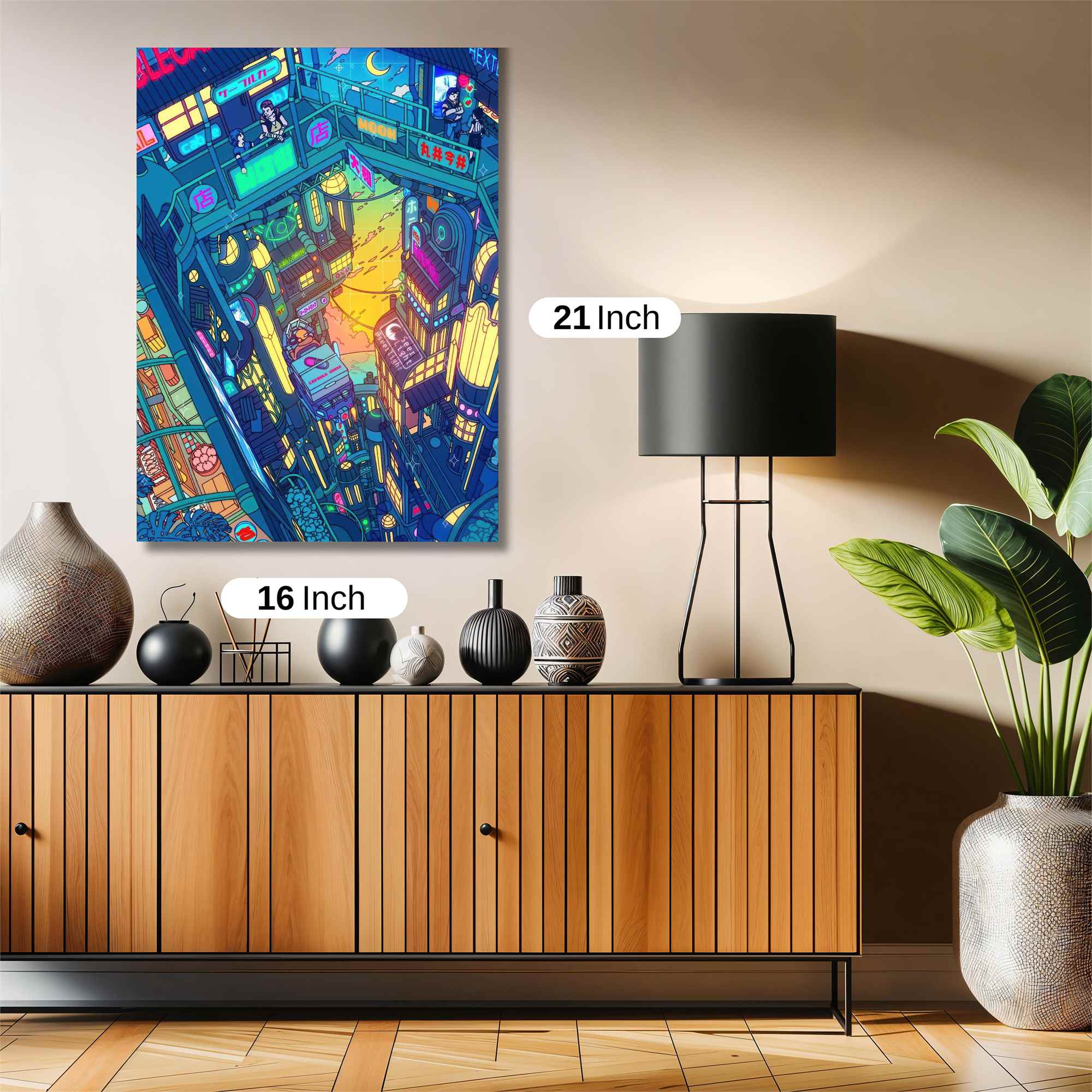 Neon Abyss Safe Wall Magnetic / M