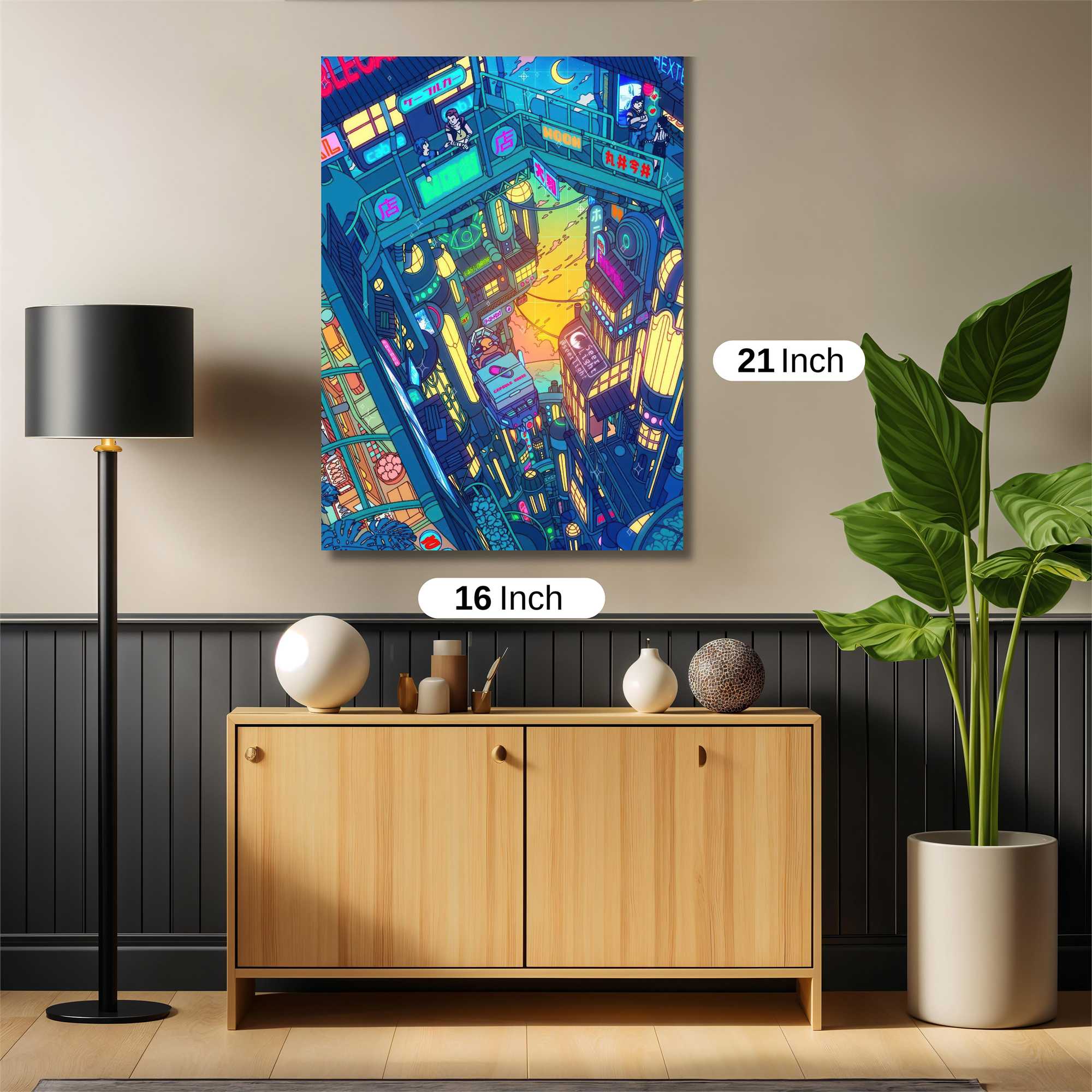 Neon Abyss Safe Wall Magnetic / M