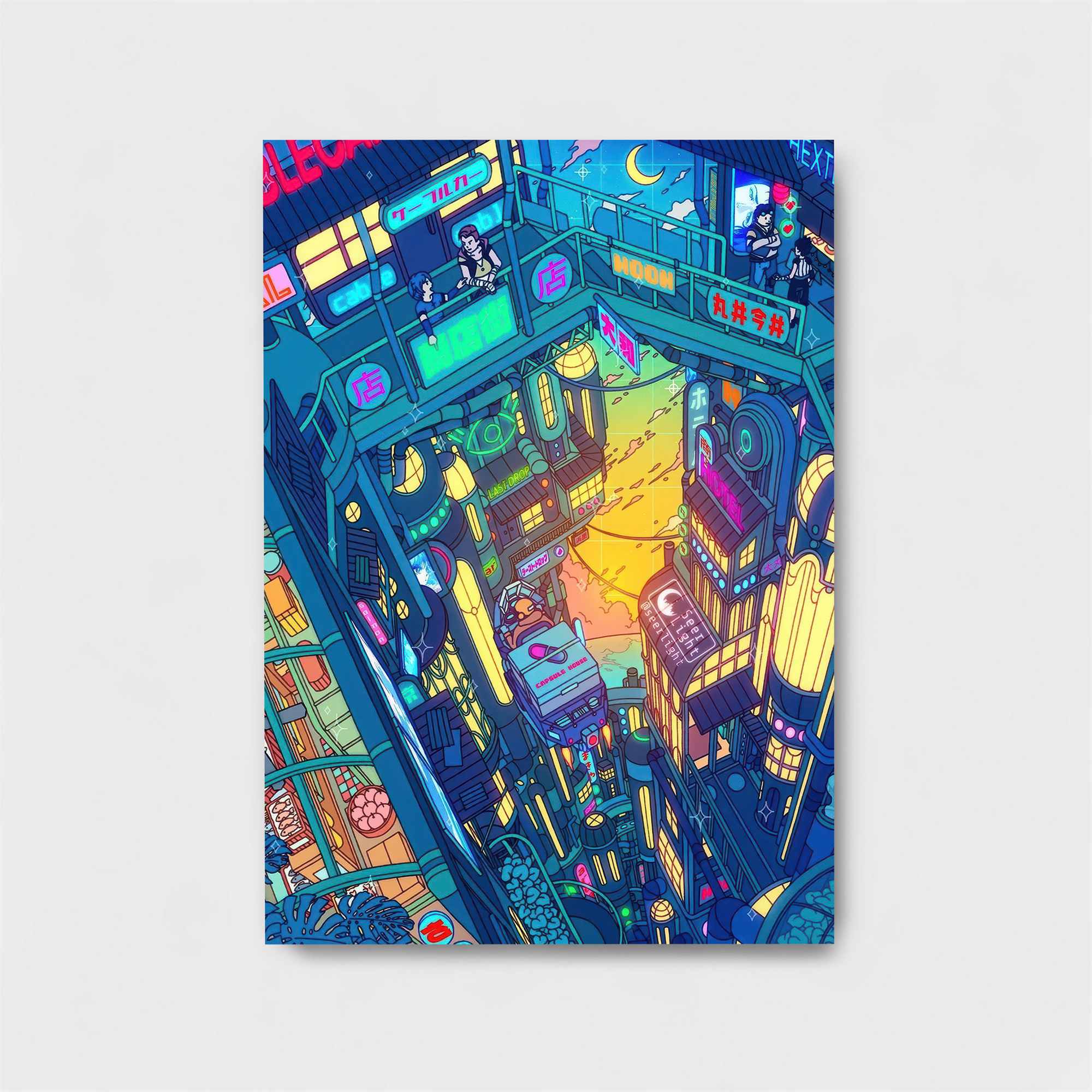 Neon Abyss Safe Wall Magnetic / M