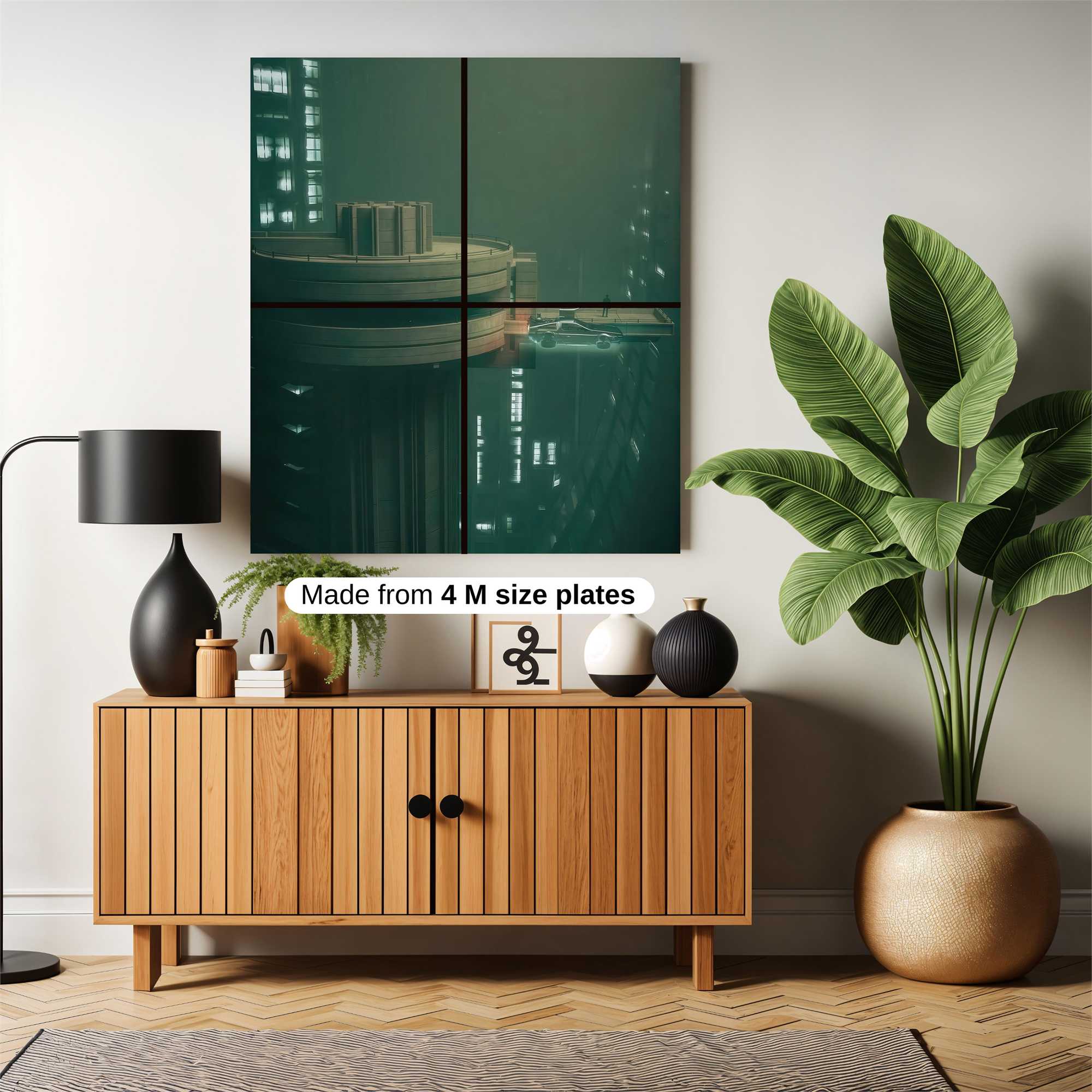 Futuristic Solitude Safe Wall Magnetic / M