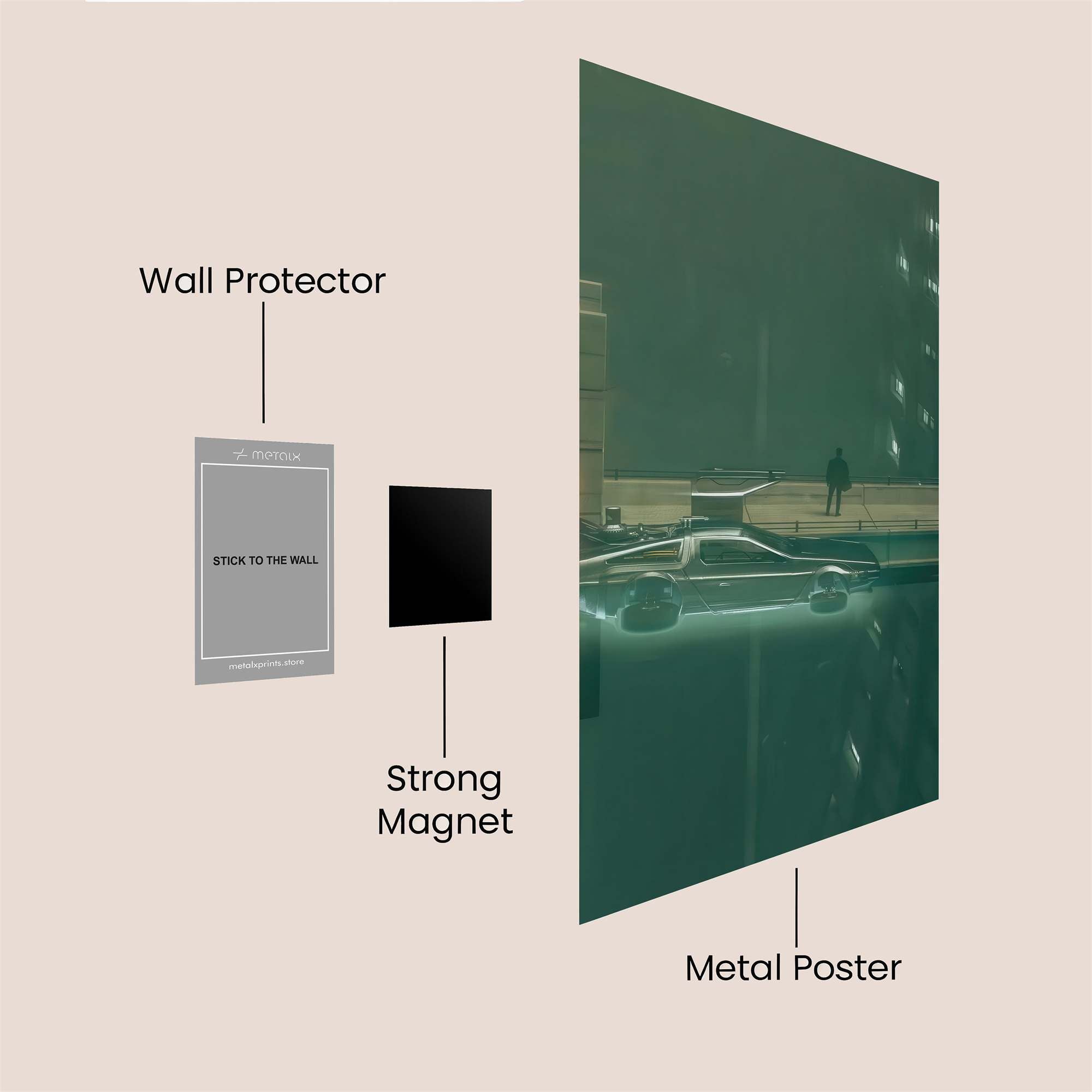 Foggy Isolation Safe Wall Magnetic / M