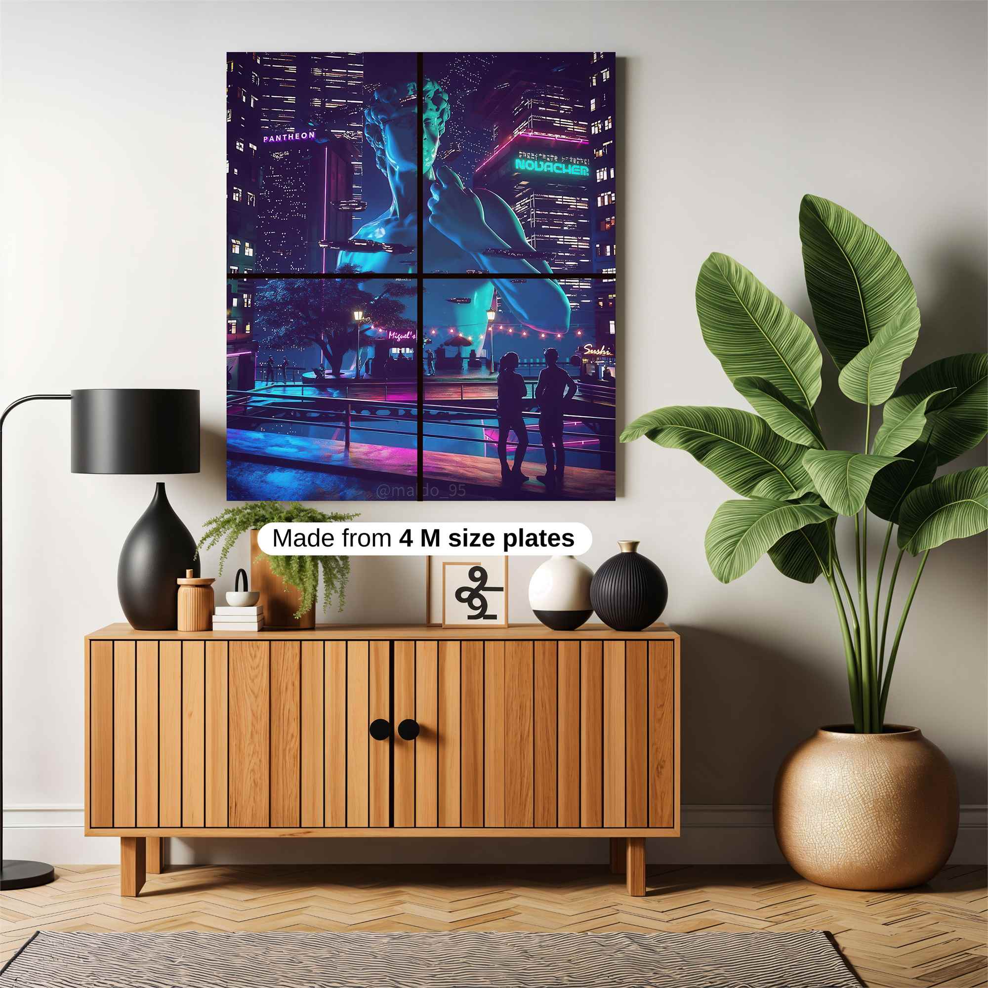 Neon Reverie Safe Wall Magnetic / M