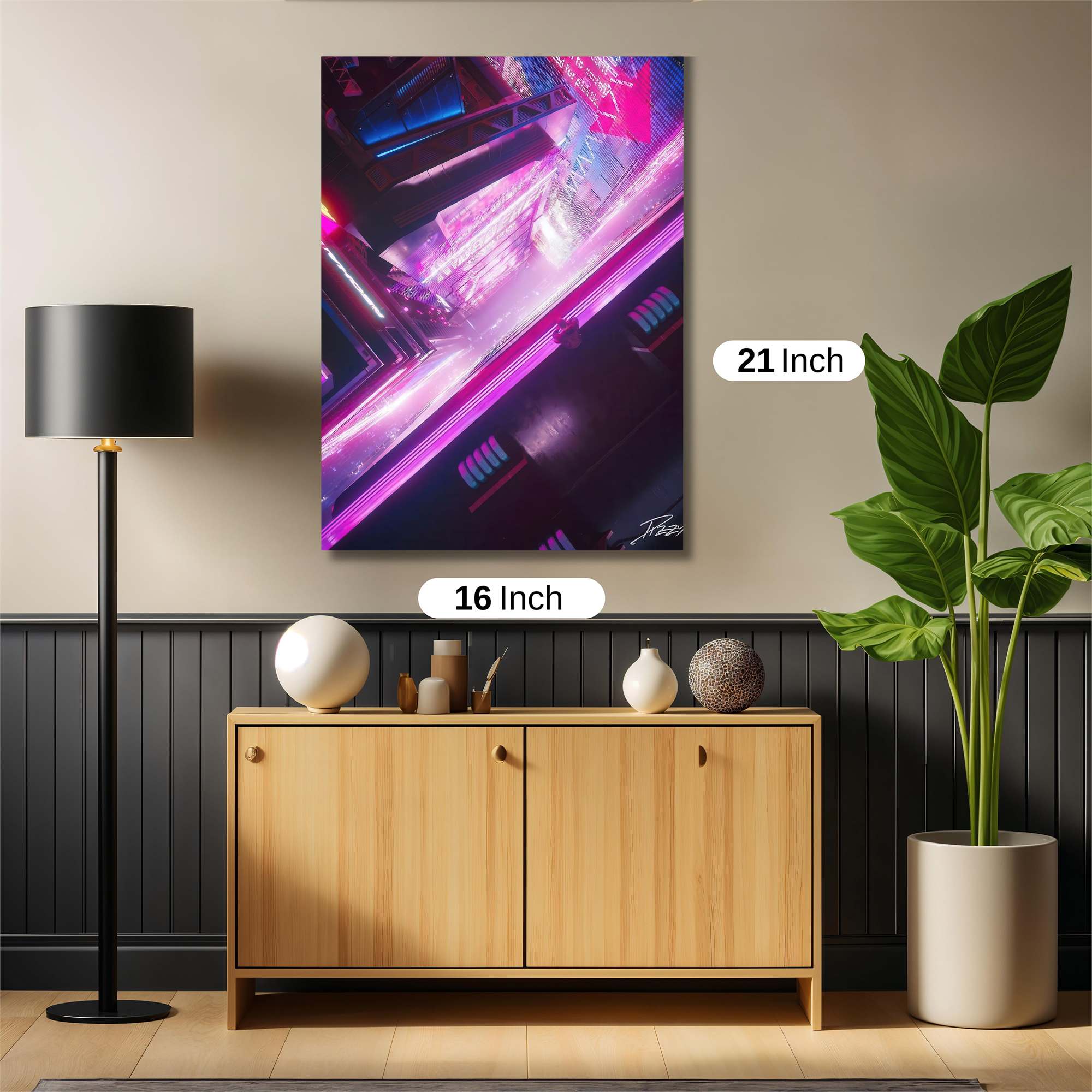 Neon Dreams Safe Wall Magnetic / M