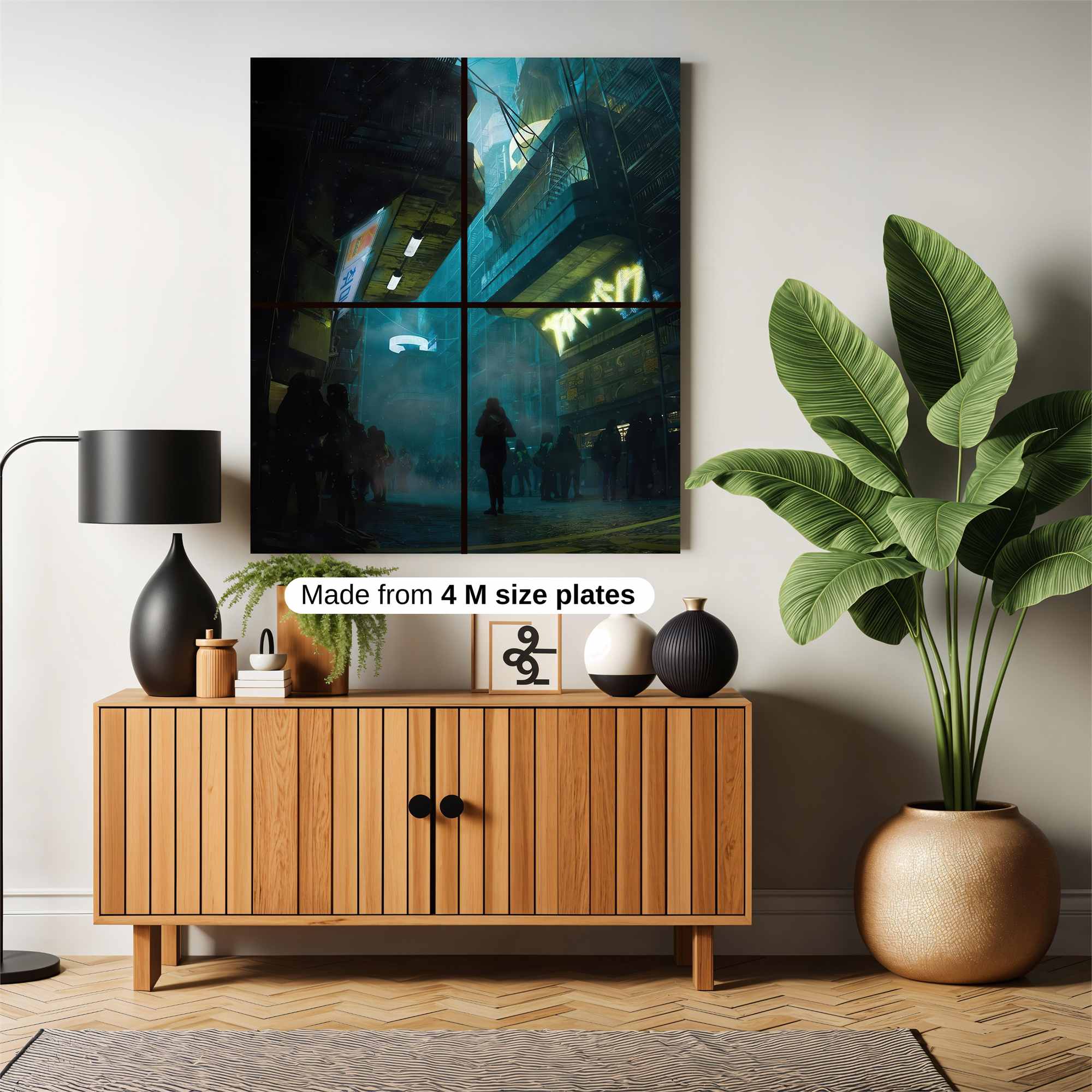 Neon Desolation Safe Wall Magnetic / M