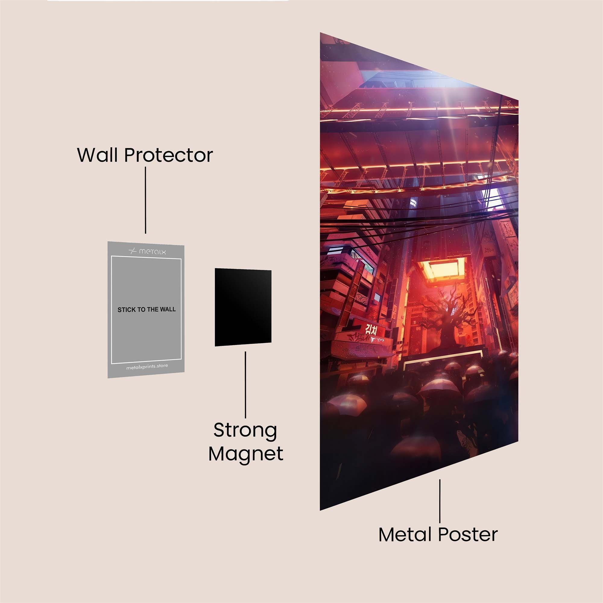 Neon Reverie Safe Wall Magnetic / M