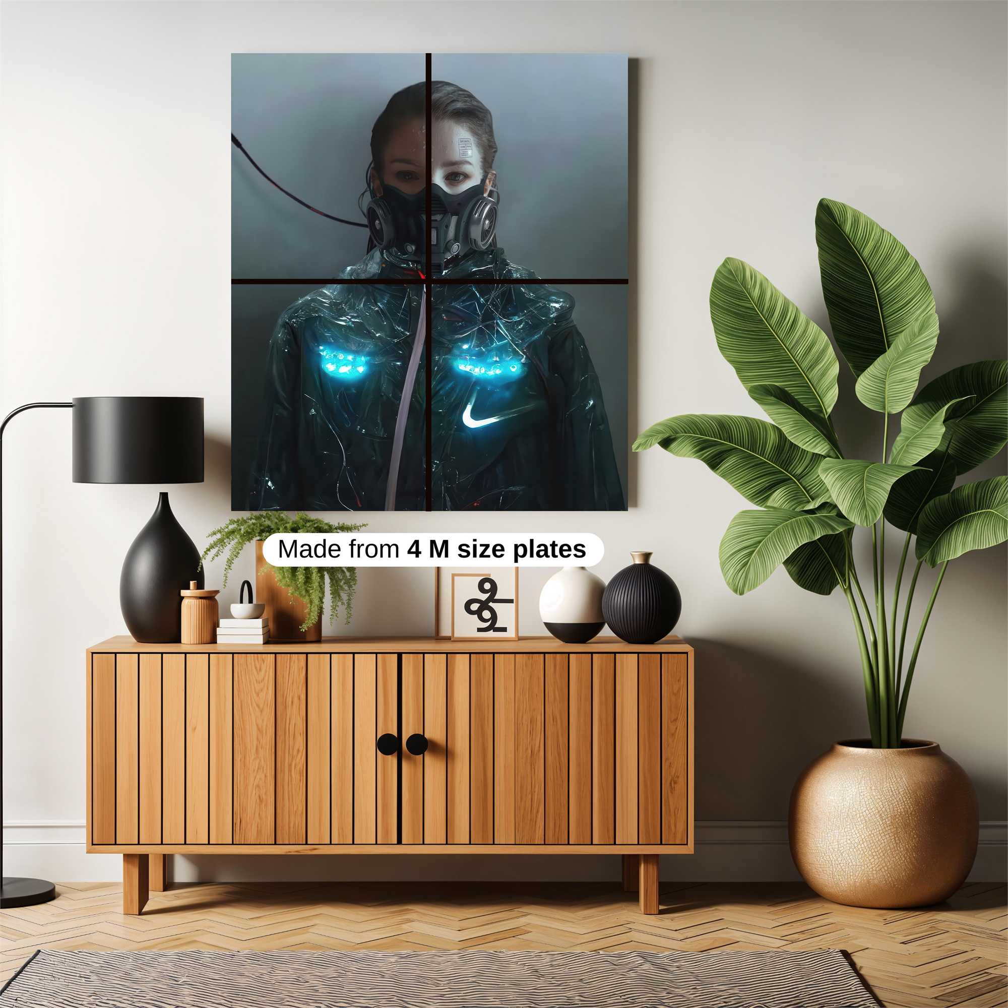 Futuristic Aura Safe Wall Magnetic / M