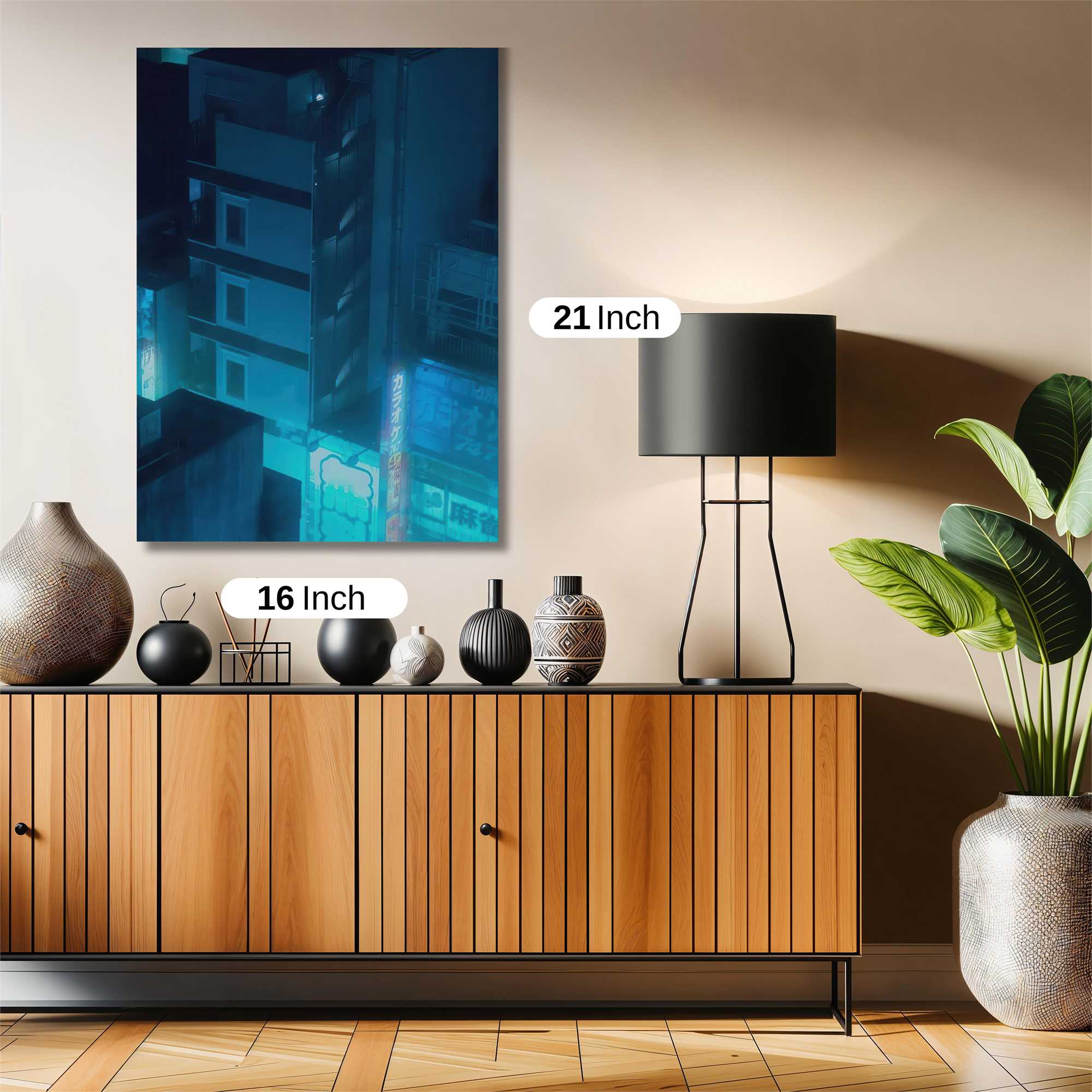 Neon Serenity Safe Wall Magnetic / M