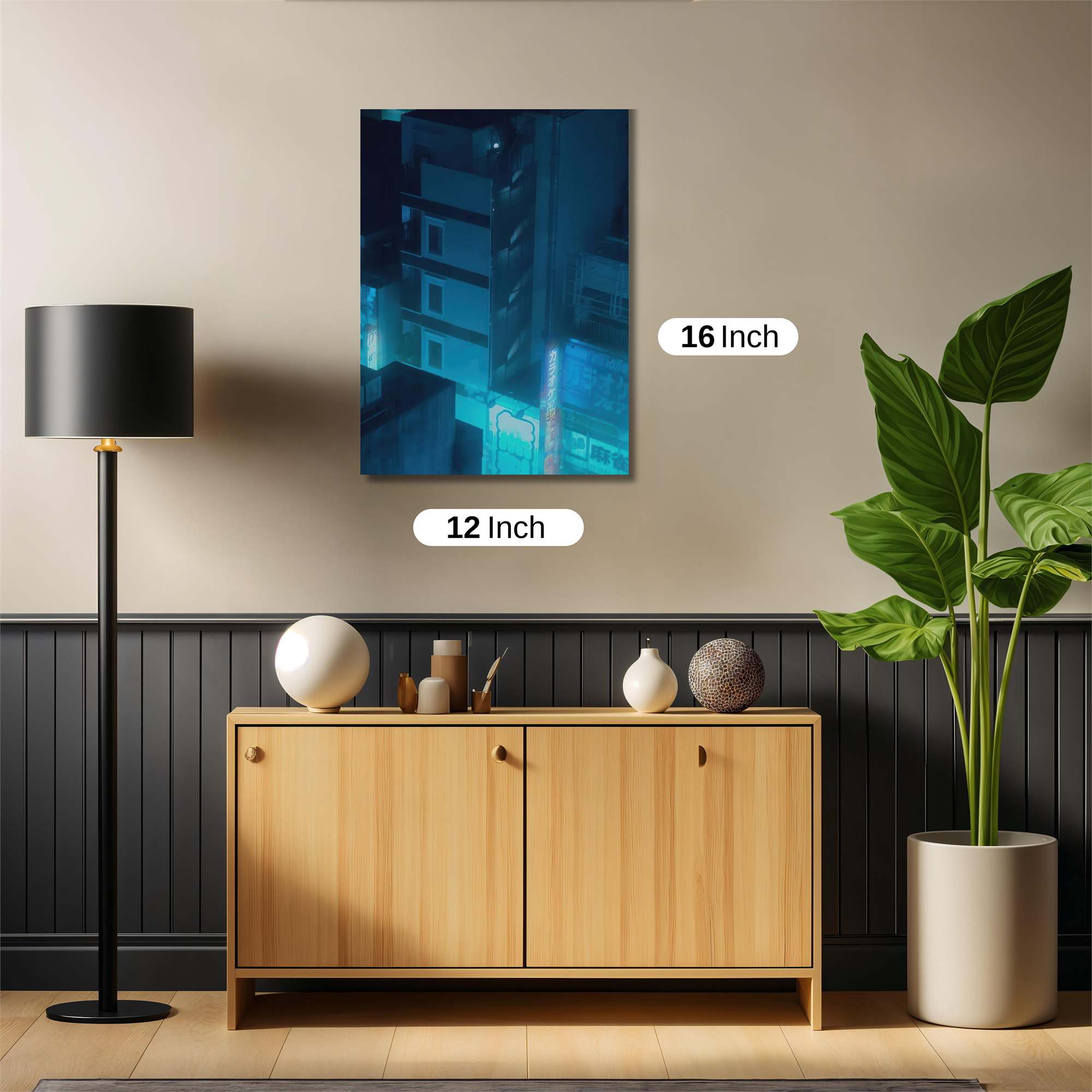 Neon Serenity Safe Wall Magnetic / M