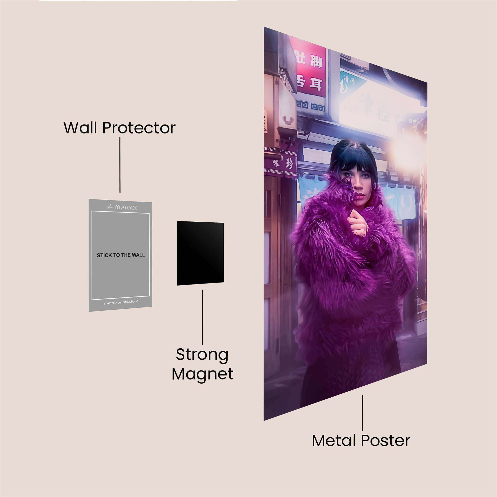 Mystic Neon Safe Wall Magnetic / M