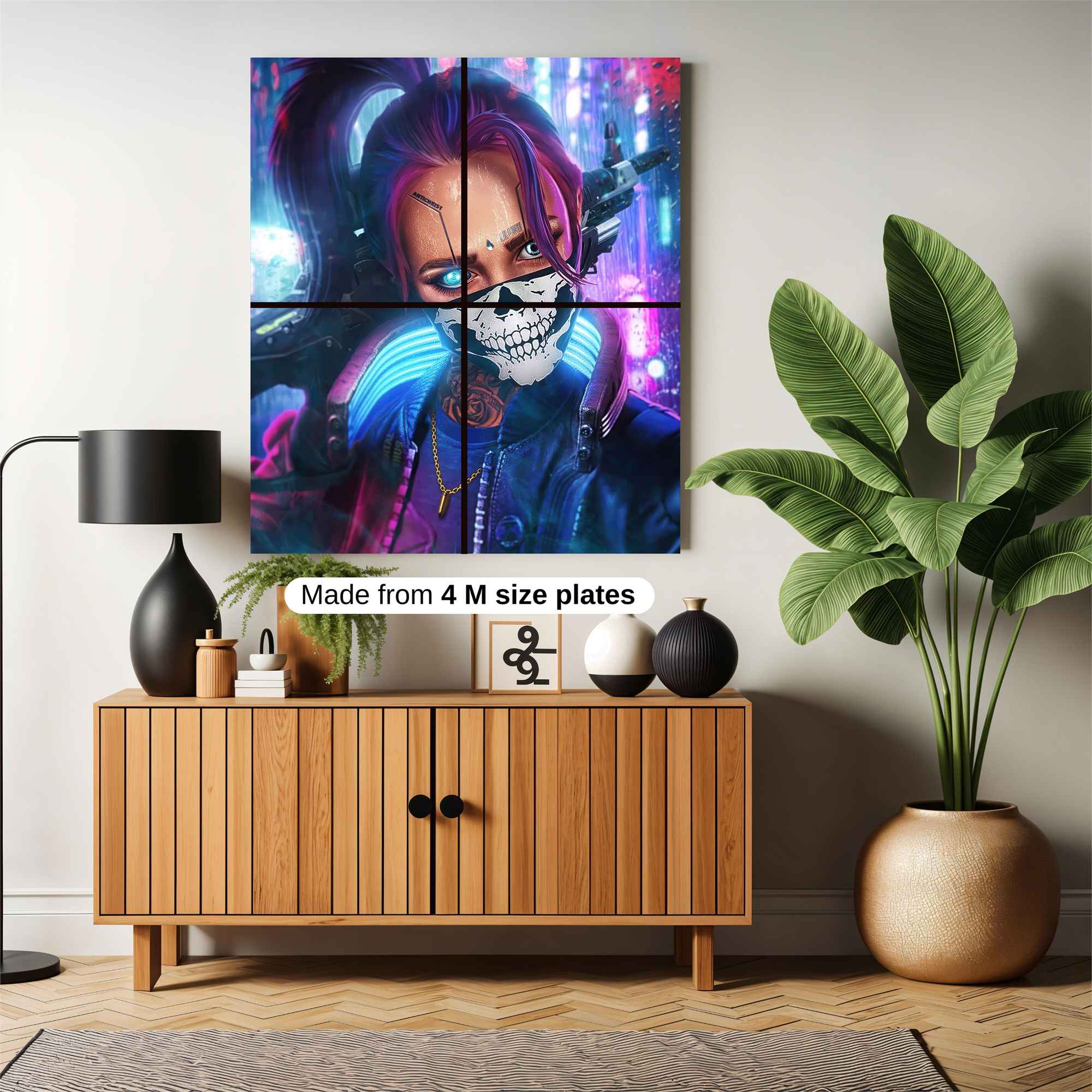 Cyberpunk Enigma Safe Wall Magnetic / M