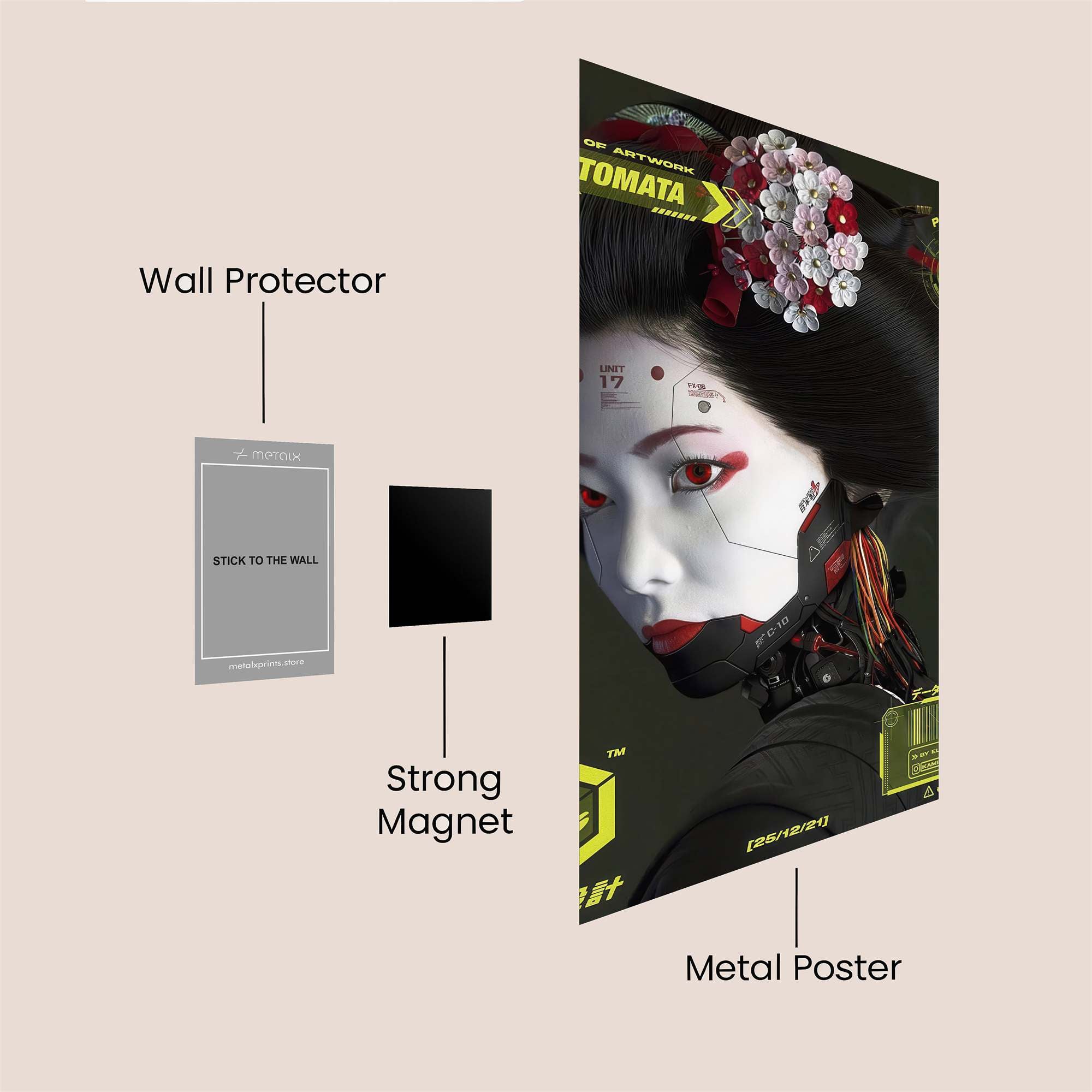 Geisha Nexus Safe Wall Magnetic / M