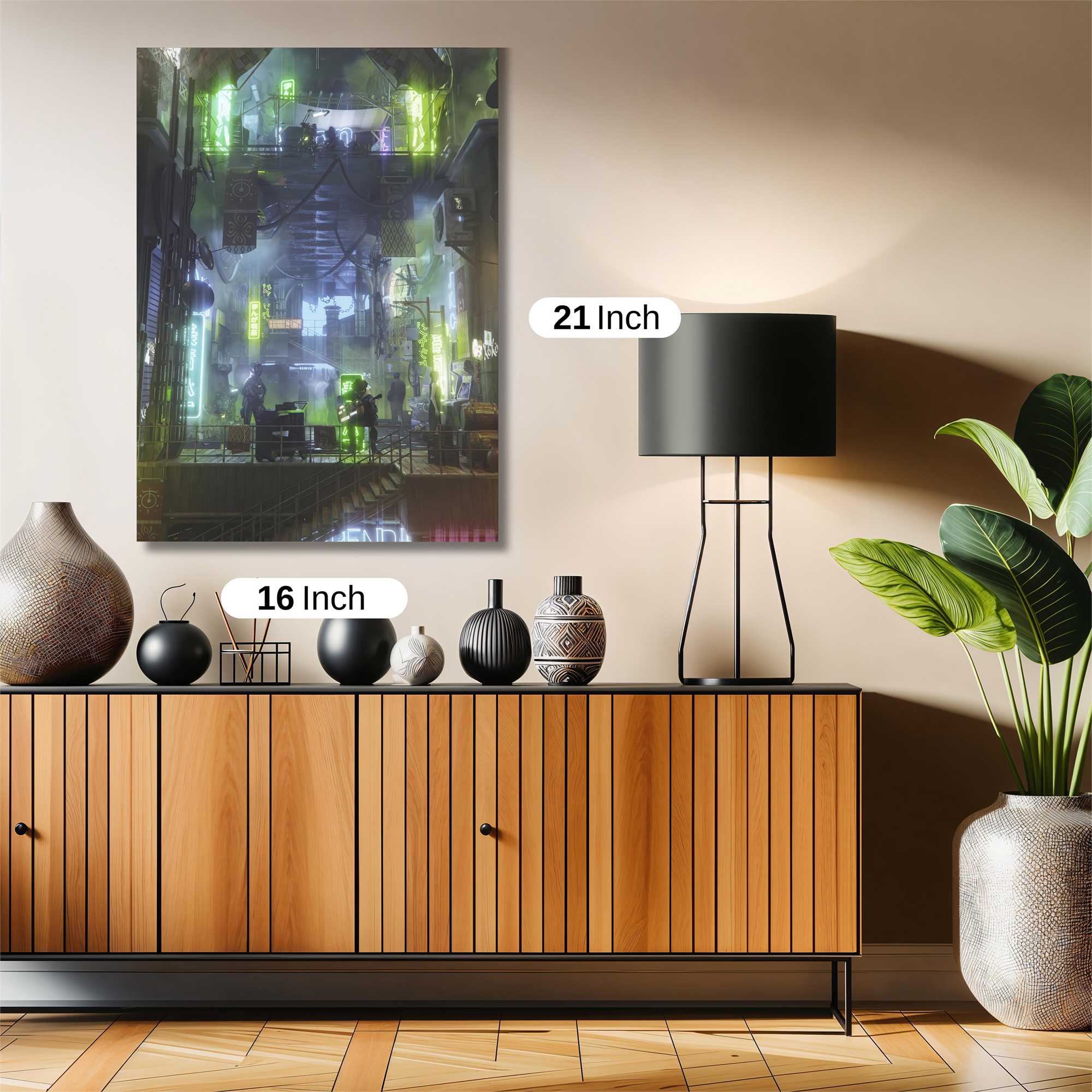 Neon Alley Safe Wall Magnetic / M