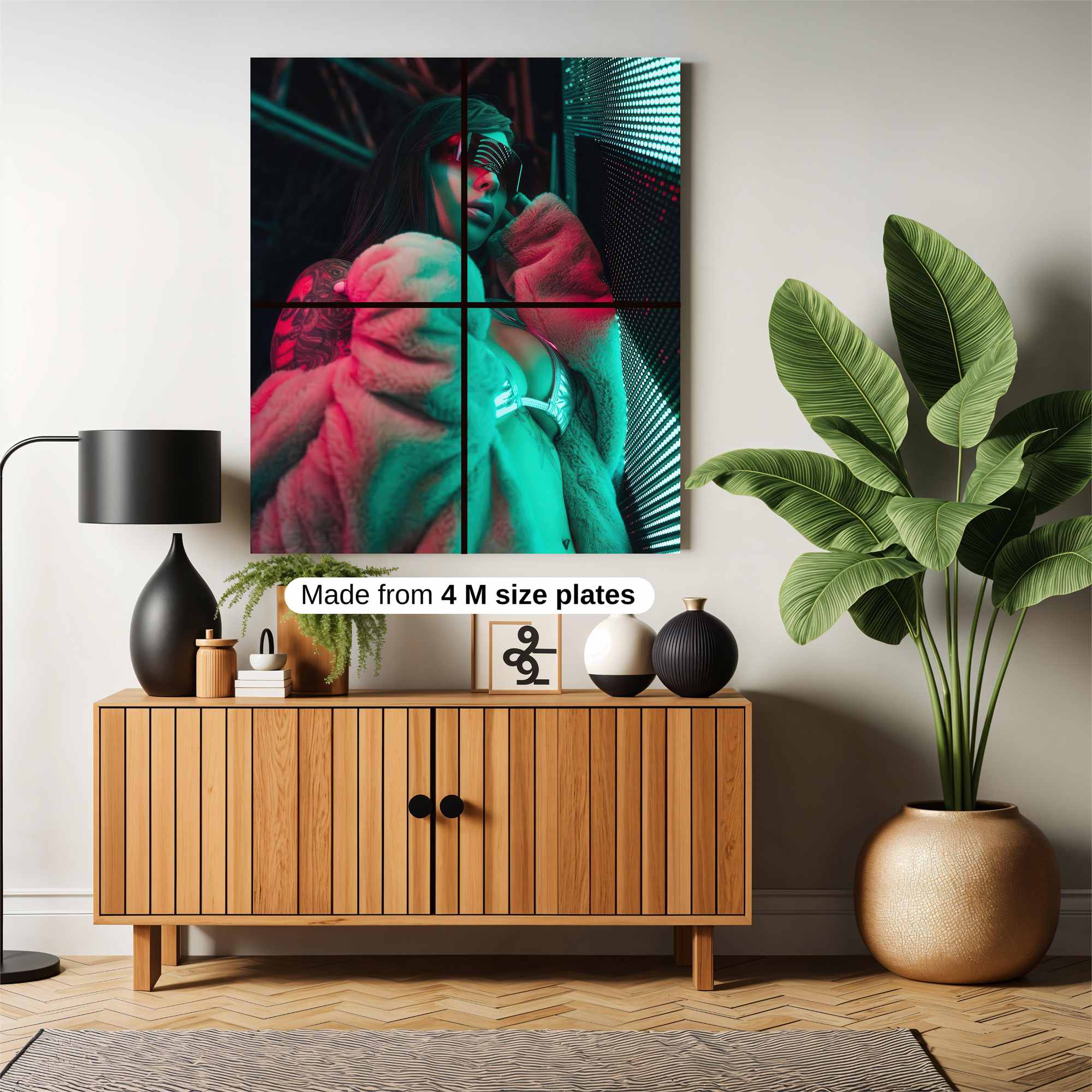 Neon Diva Safe Wall Magnetic / M