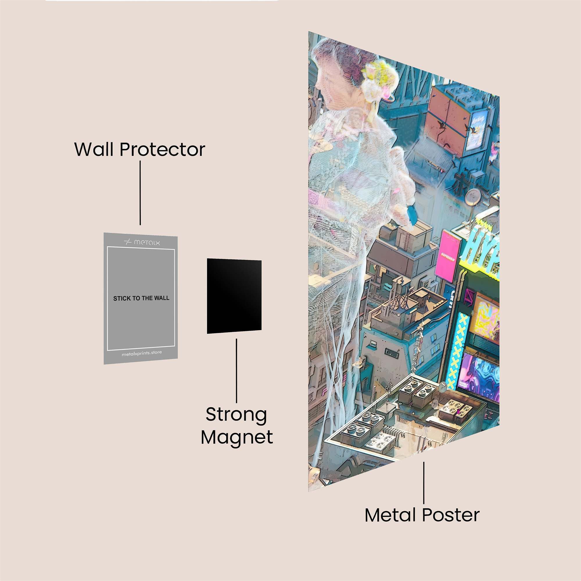 Mystic Elegance Safe Wall Magnetic / M