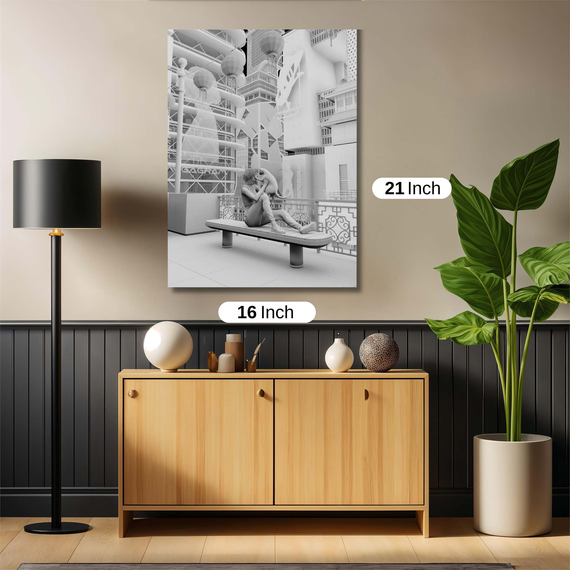 Urban Serenity Safe Wall Magnetic / M