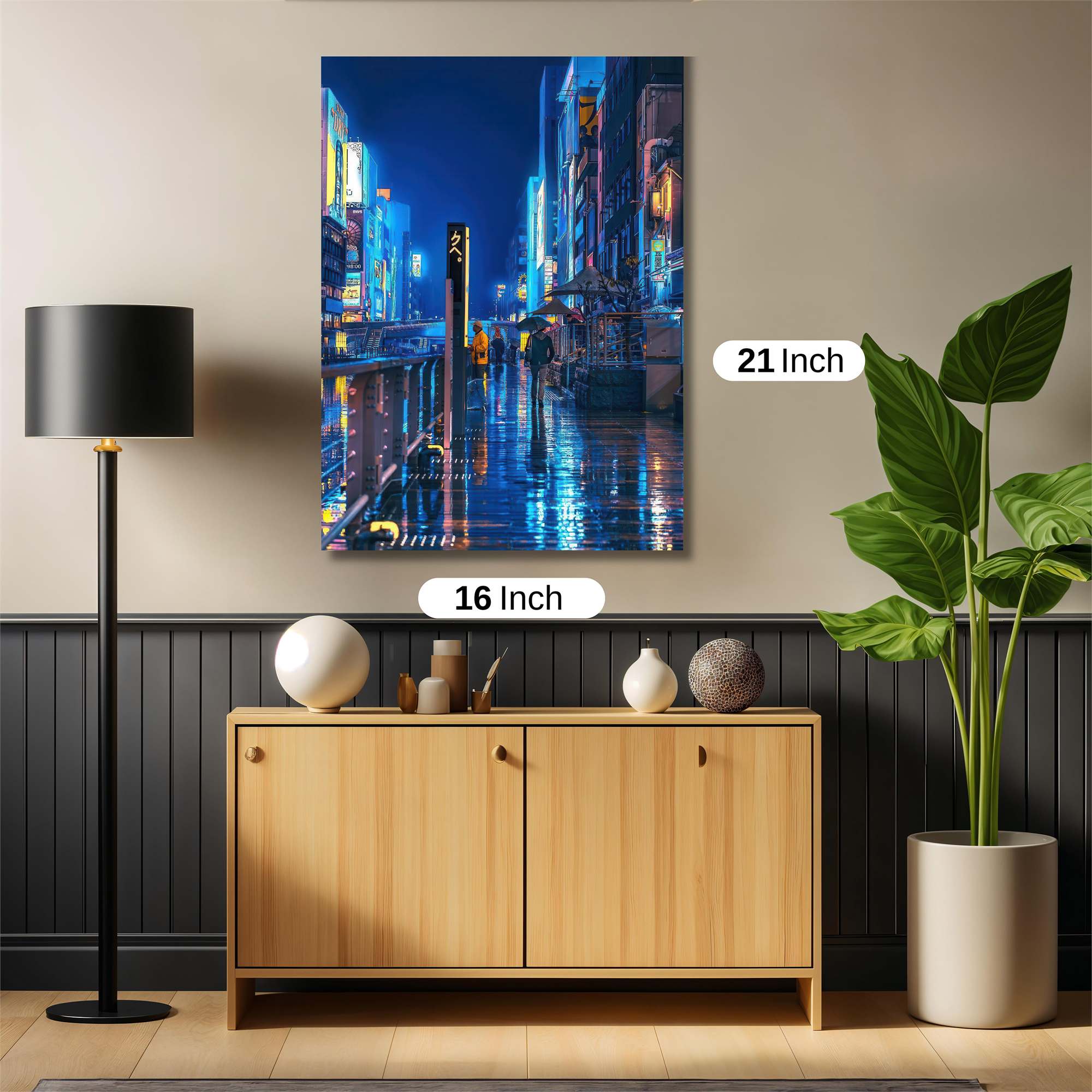 Neon Serenity Safe Wall Magnetic / M