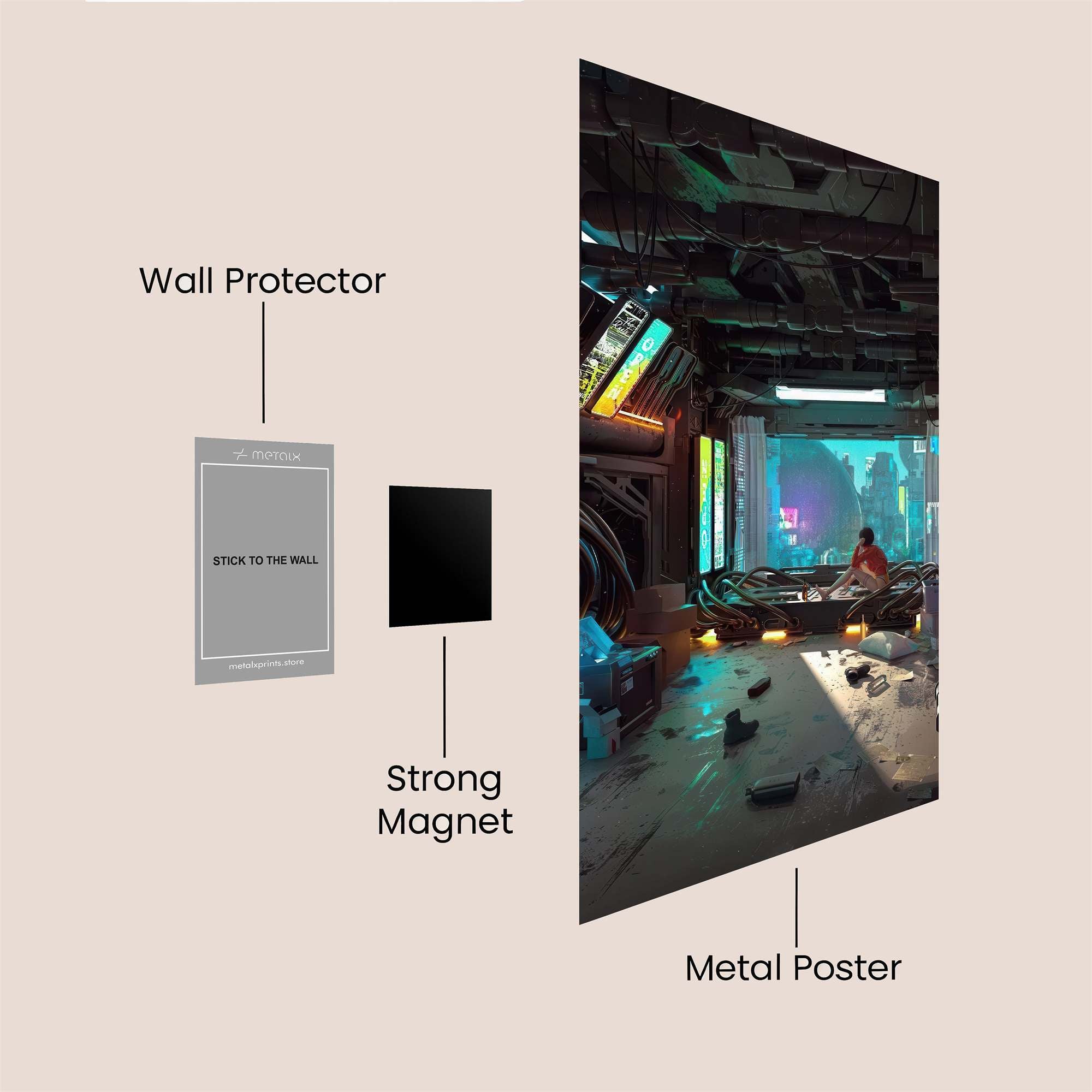 Cyber Haven Safe Wall Magnetic / M
