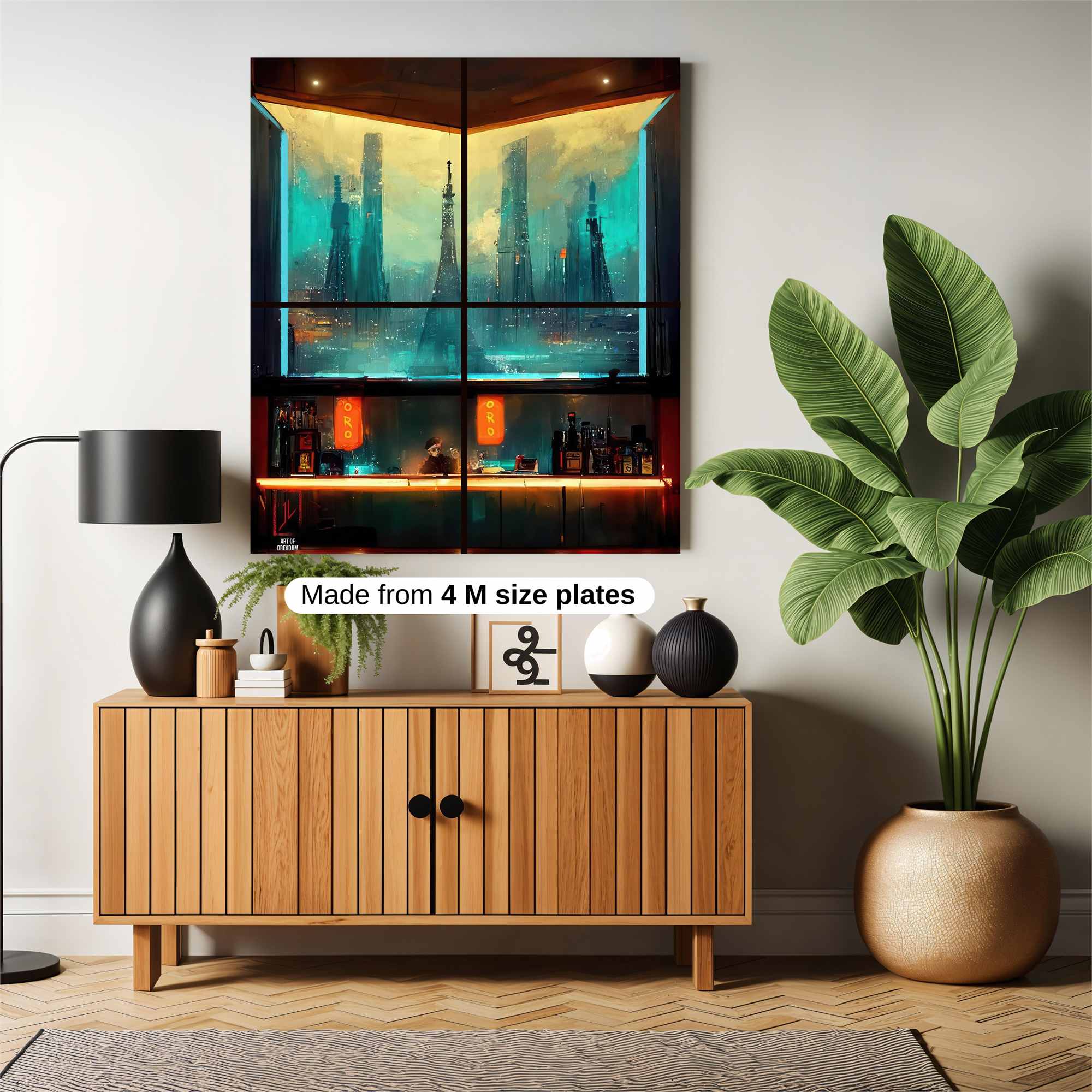 Futuristic Reverie Safe Wall Magnetic / M