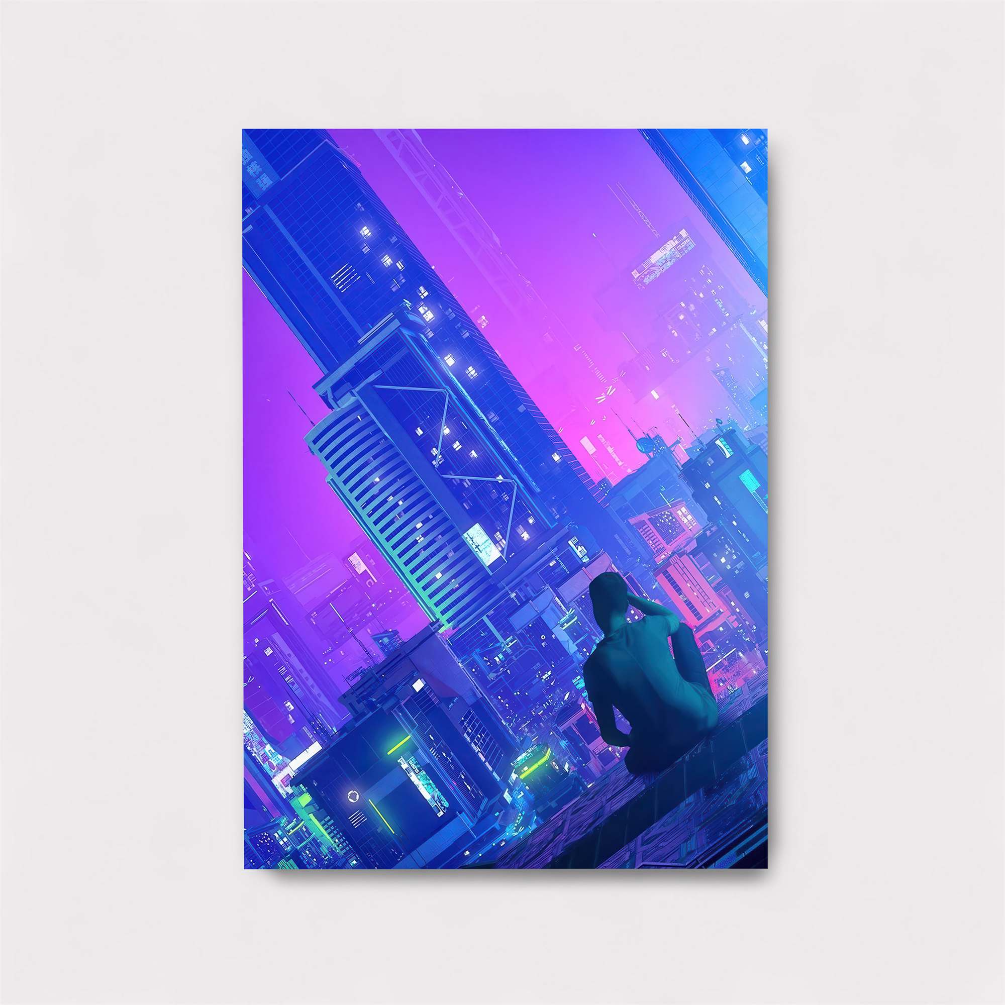 Neon Solitude Safe Wall Magnetic / M