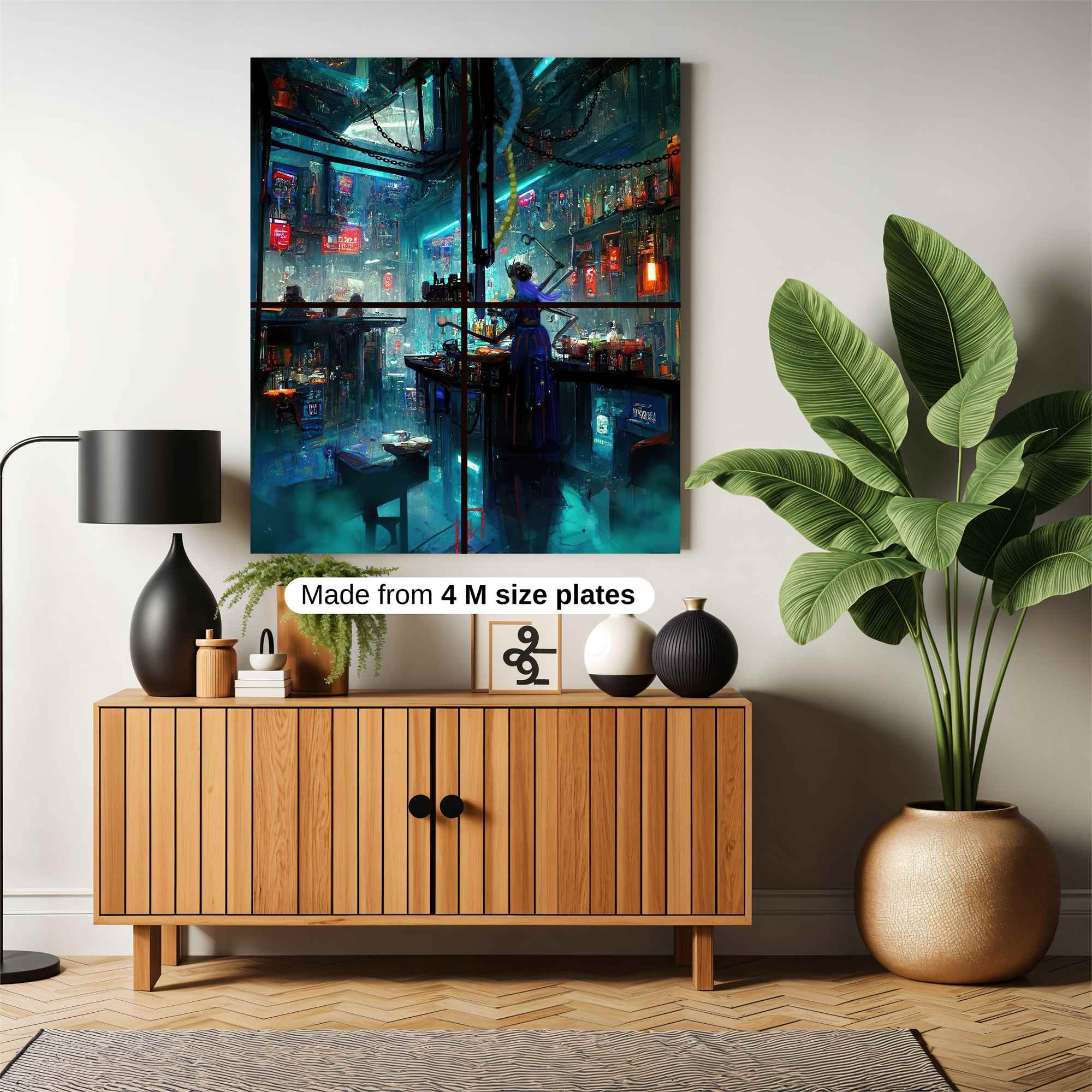 Cyberpunk Reverie Safe Wall Magnetic / M