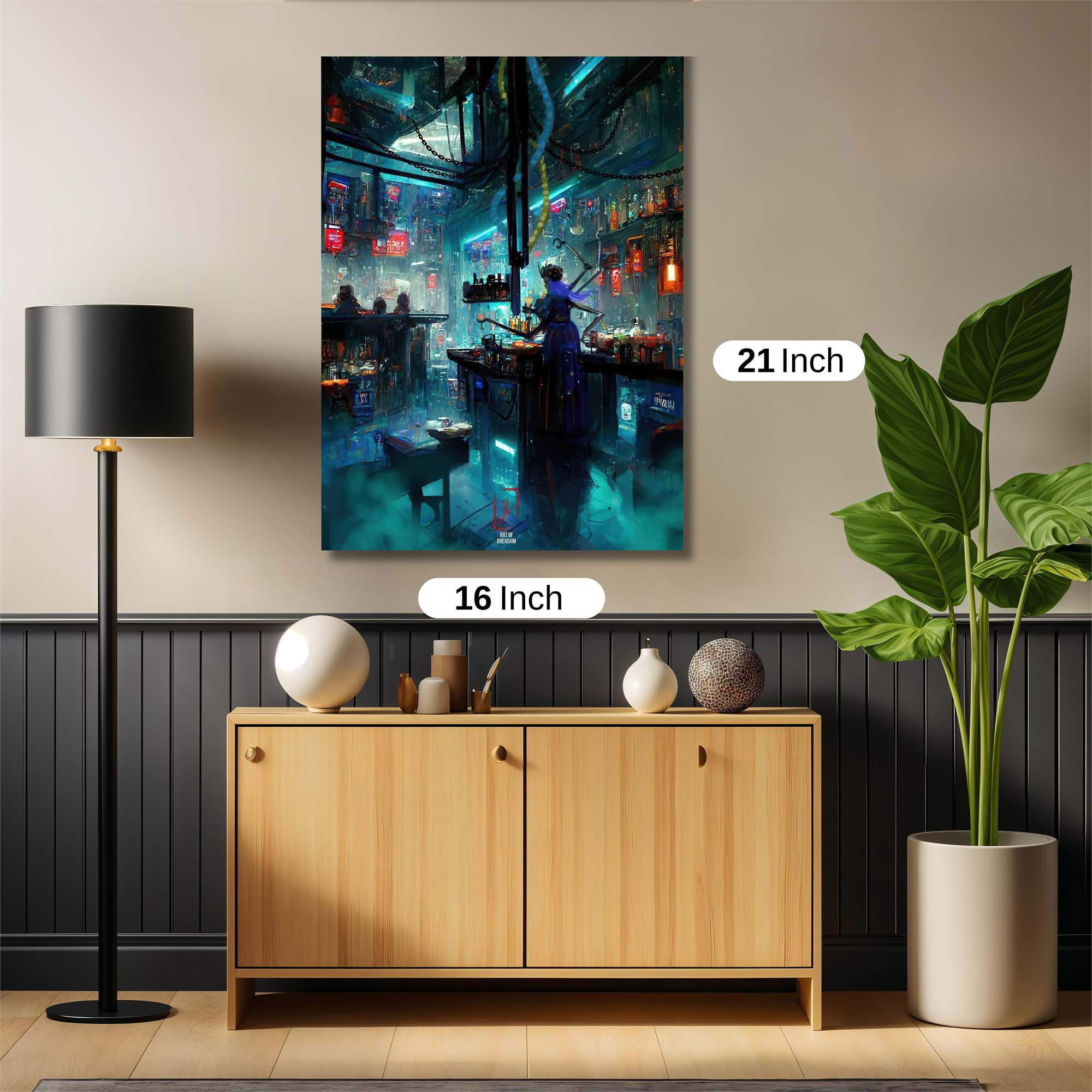 Cyberpunk Reverie Safe Wall Magnetic / M