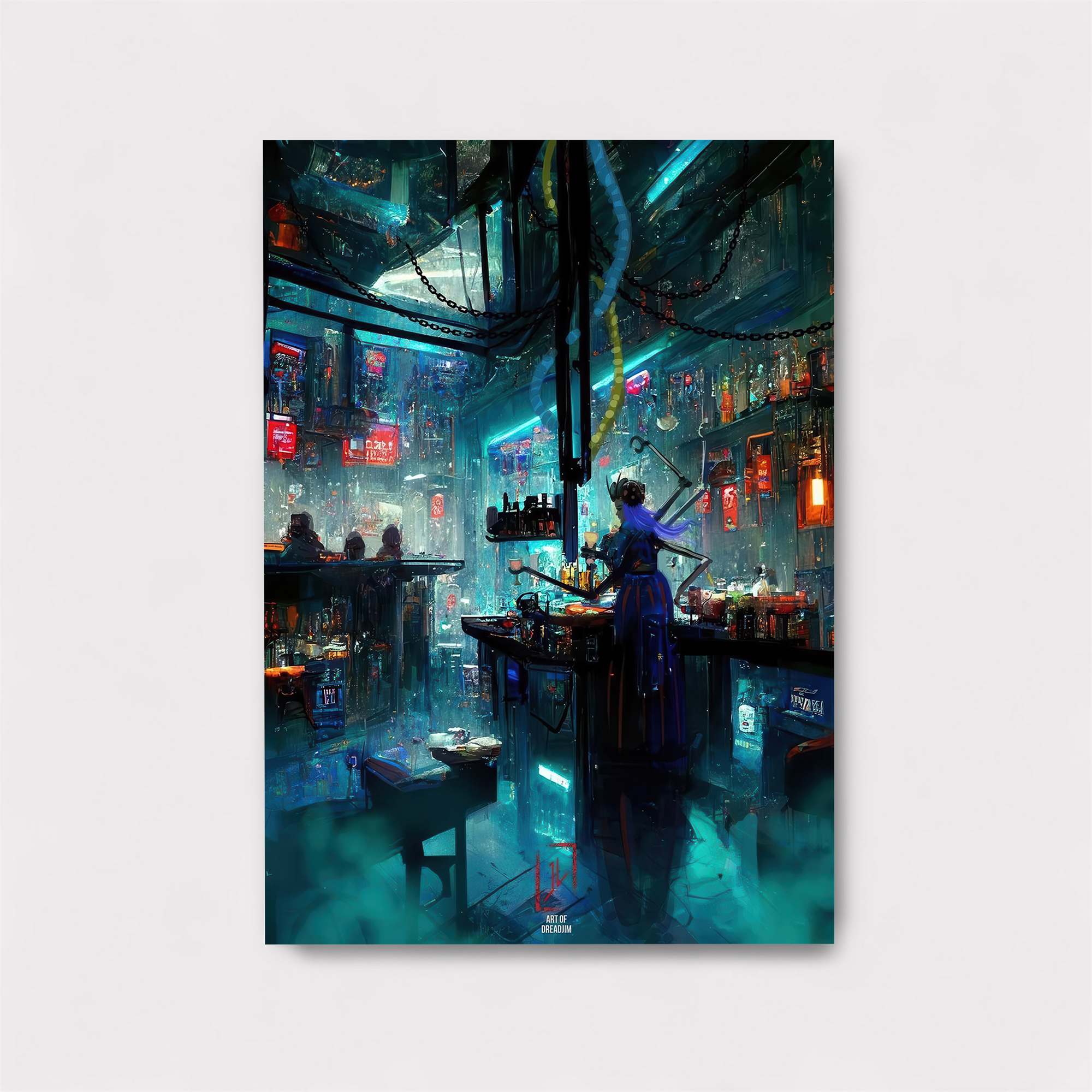 Cyberpunk Reverie Safe Wall Magnetic / M