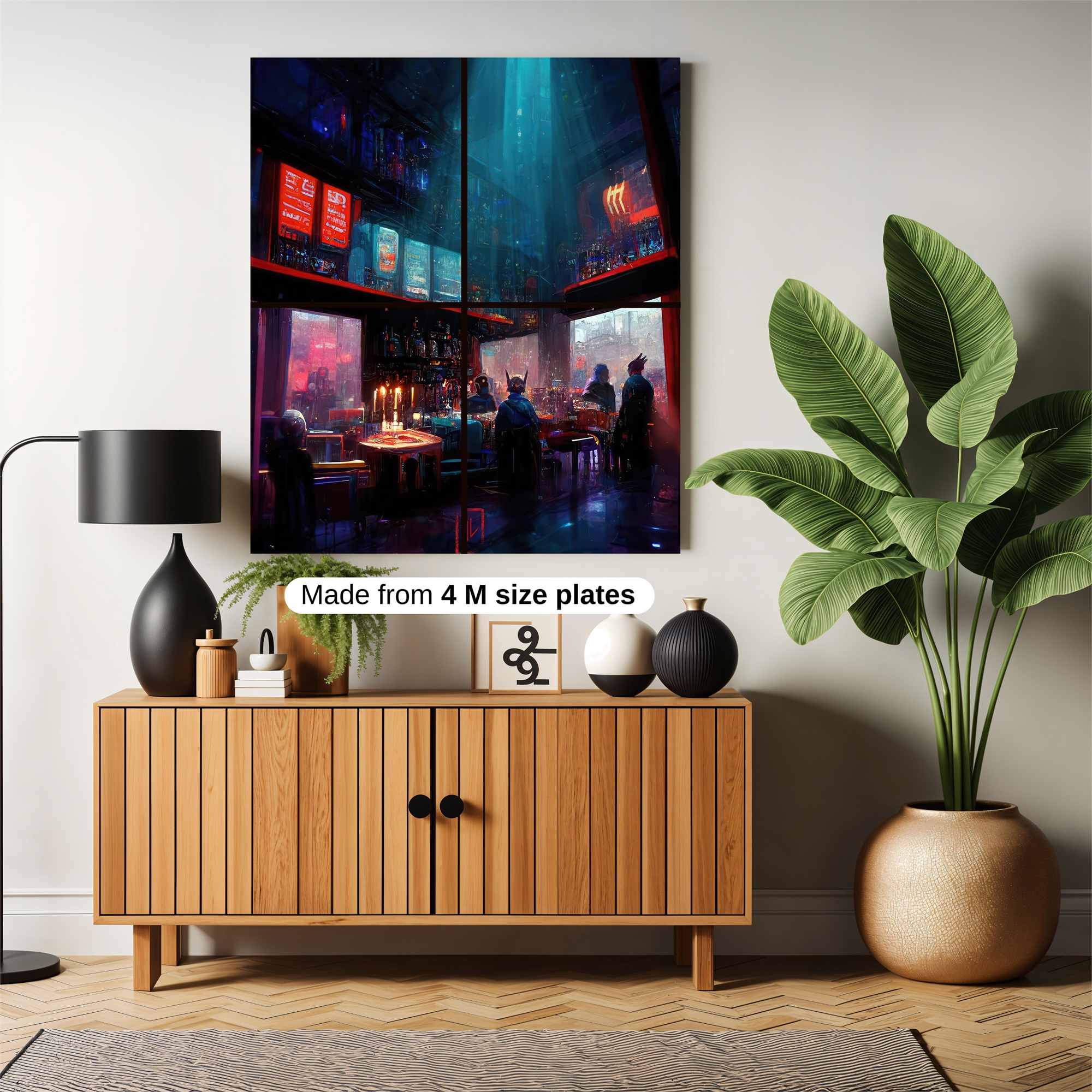 Cyberpunk Reverie Safe Wall Magnetic / M