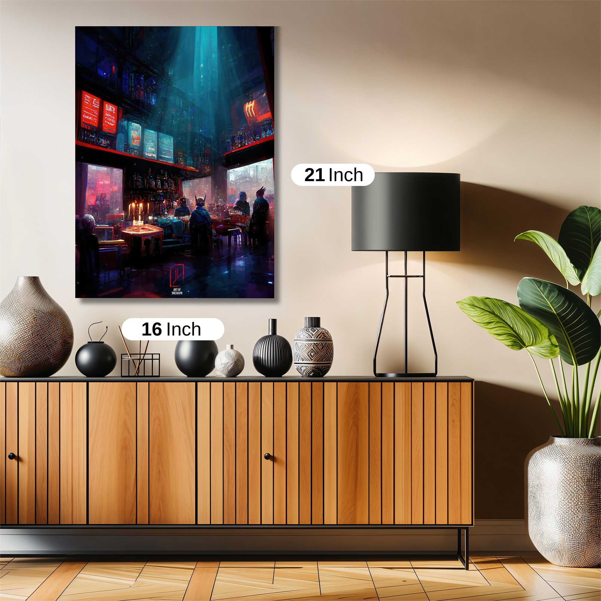 Cyberpunk Reverie Safe Wall Magnetic / M