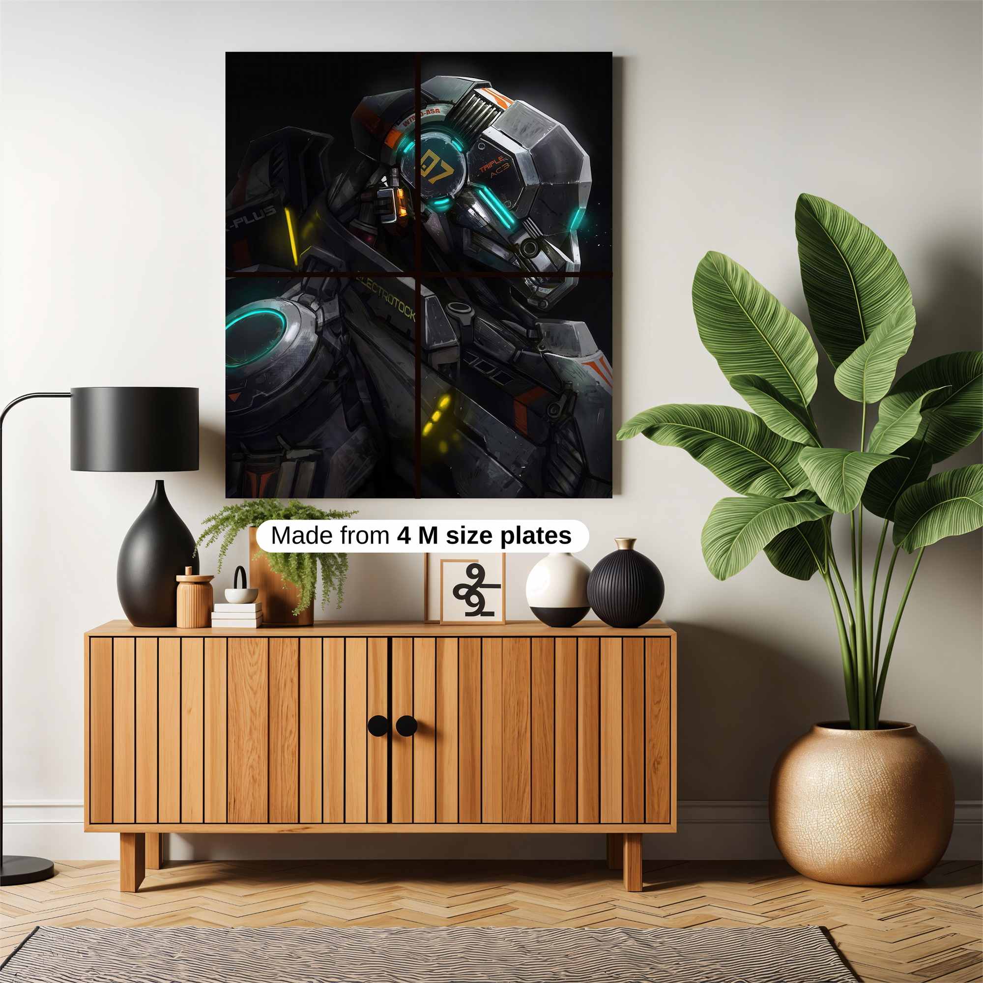 Cybernetic Sentinel Safe Wall Magnetic / M