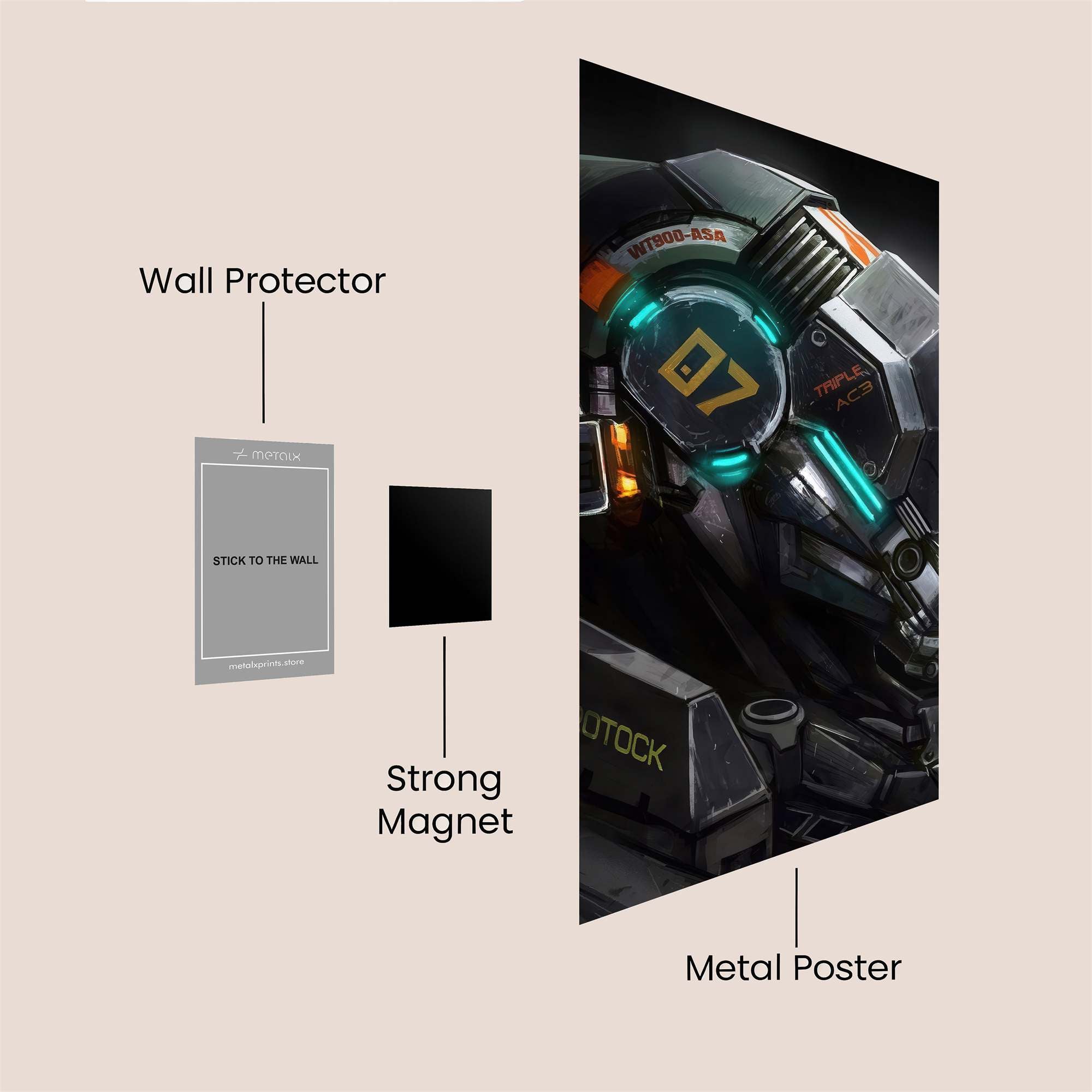 Speedster Serenity Safe Wall Magnetic / M