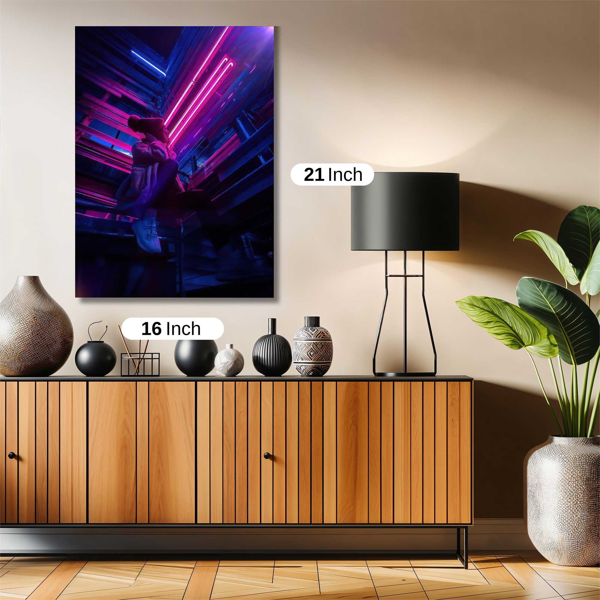 Neon Escape Safe Wall Magnetic / M