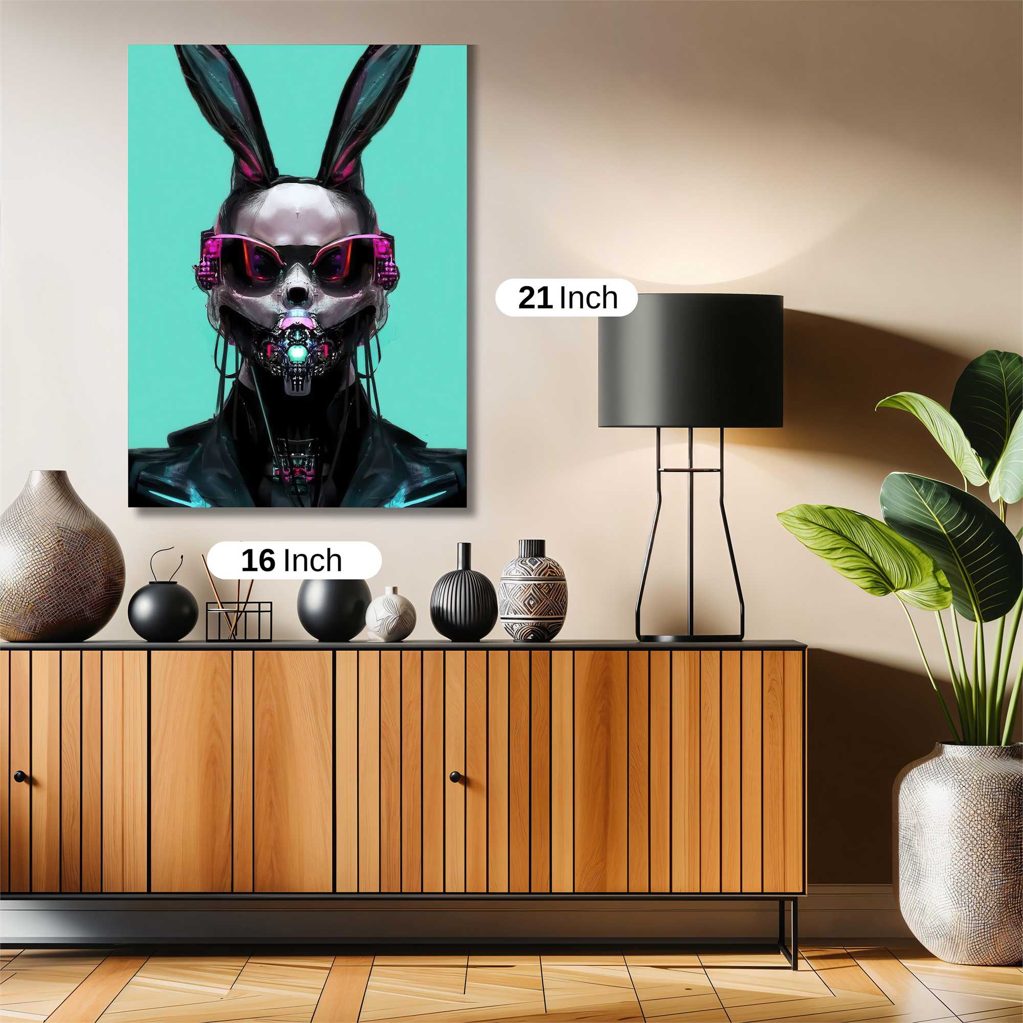 Cyber Bunny Safe Wall Magnetic / M
