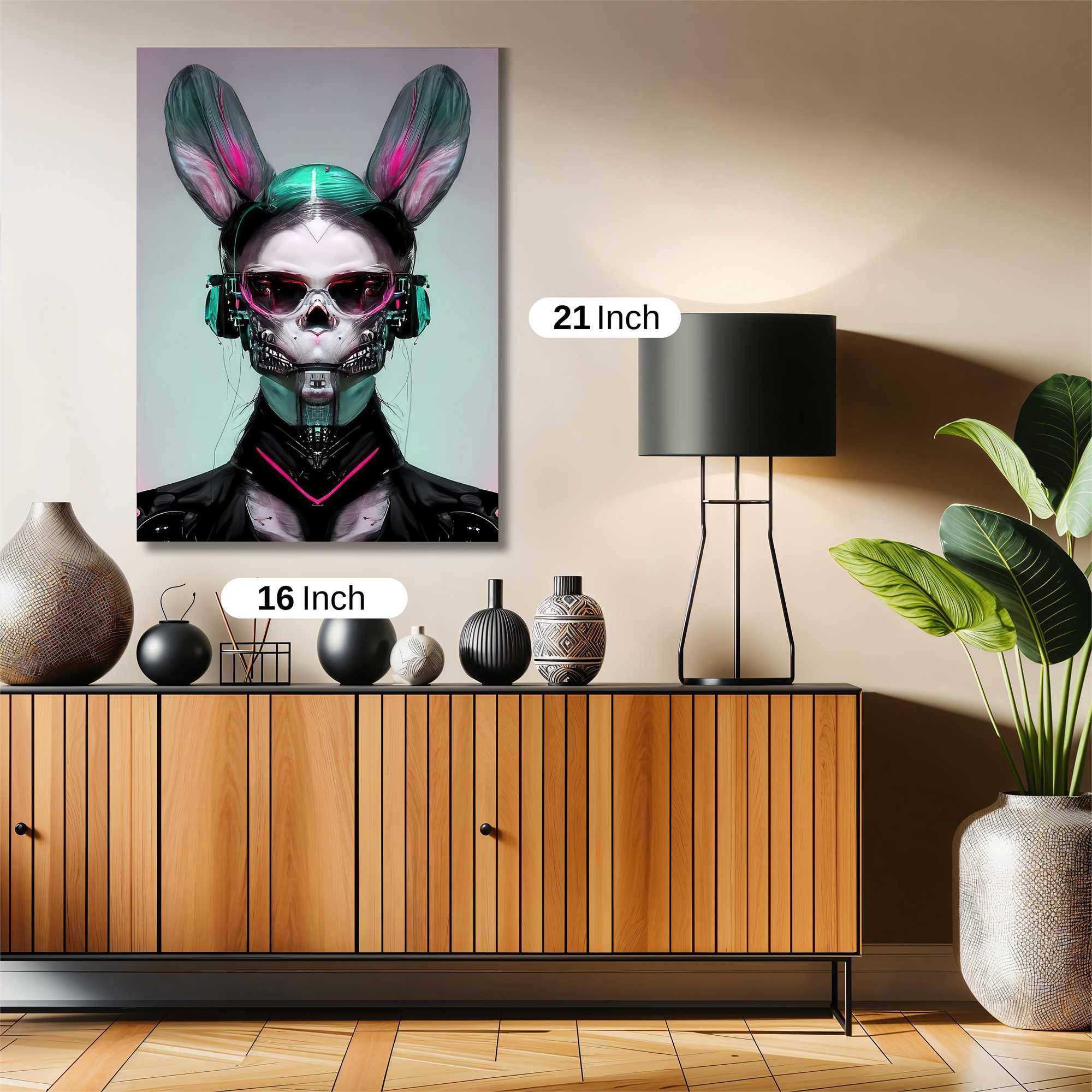 Cyber Bunny Safe Wall Magnetic / M