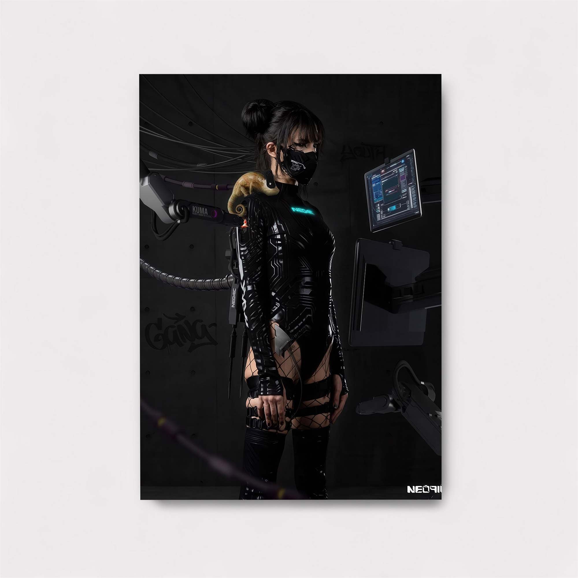 Cybernetic Tranquility Safe Wall Magnetic / M